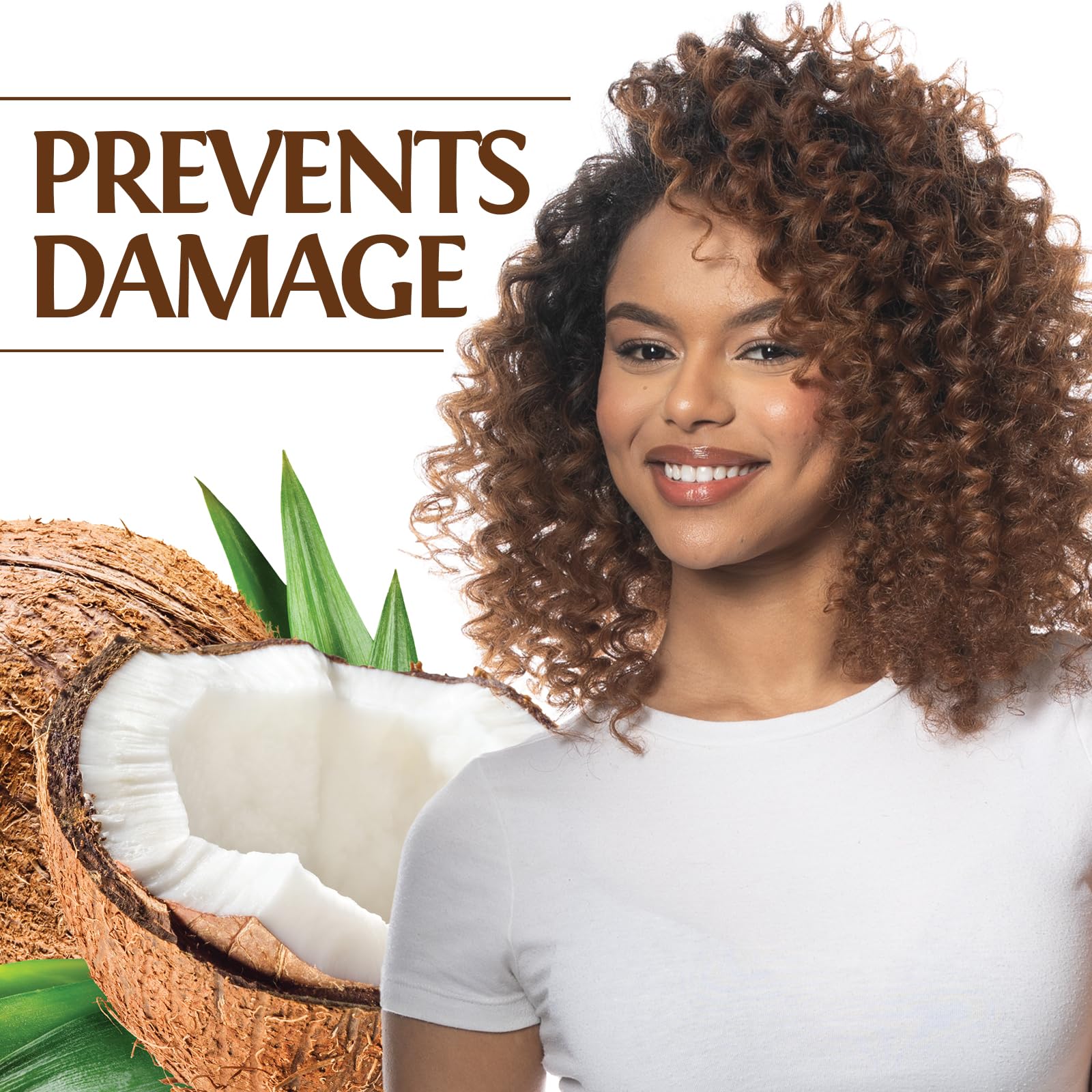 White Smoke BioSilk Silk Therapy with Natural Coconut Oil Moisturizing Conditioner, Nourishing & Helps Eliminate Frizz, Sulfate, Paraben & Cruelty-Free, 12 Oz