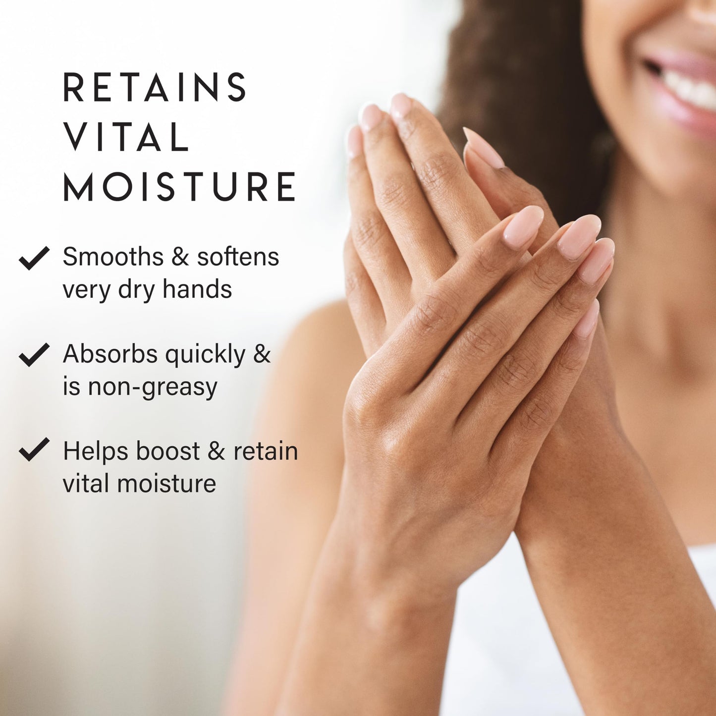 White Smoke ALURAM Hand Repair Creme, Shea Butter & Coconut Oil Moisturizing Lotion for Soft, Smooth Hands 3.4 Fl Oz