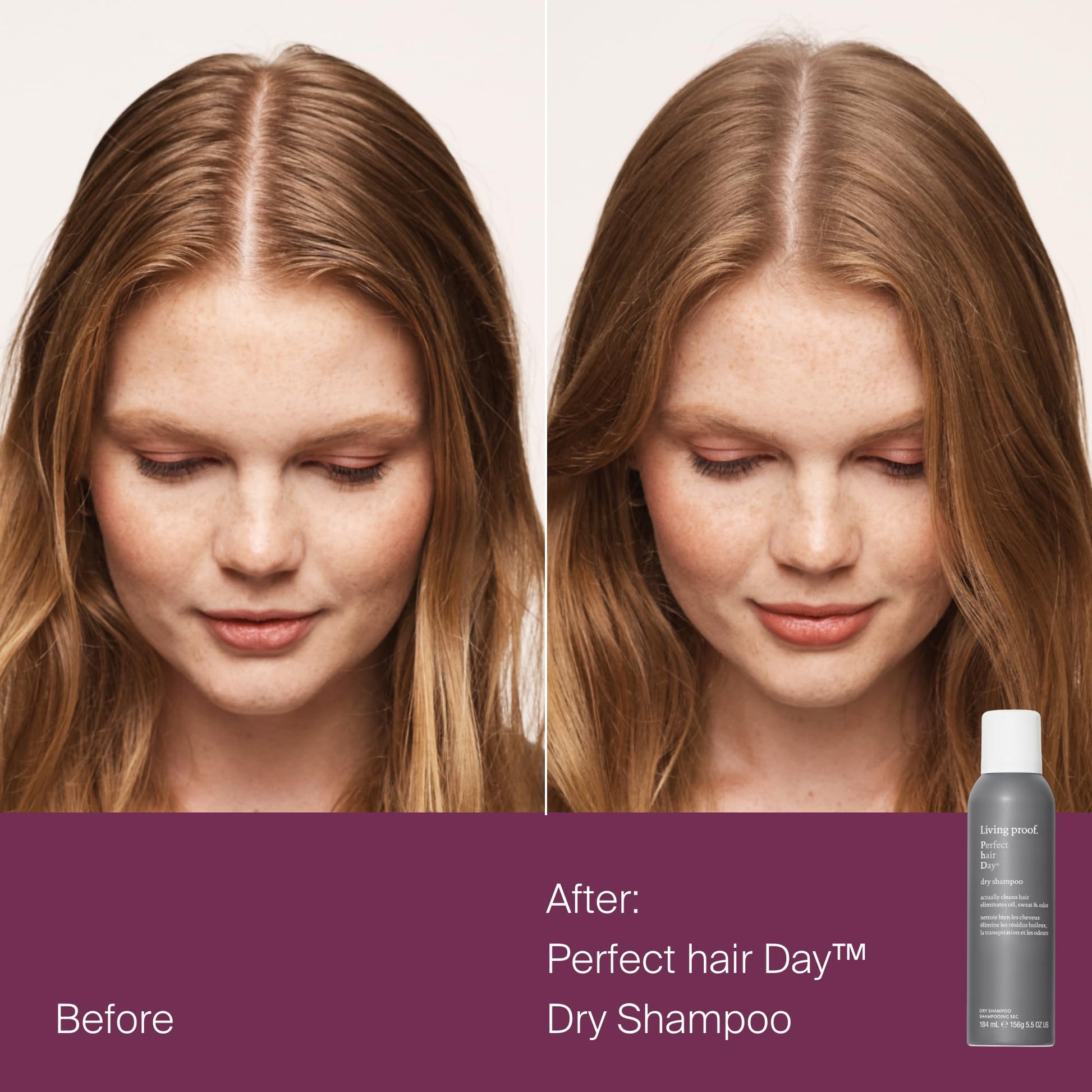 Maroon Living proof Perfect hair Day Dry Shampoo and Advanced Clean Dry Shampoo Gift Set($63 value)