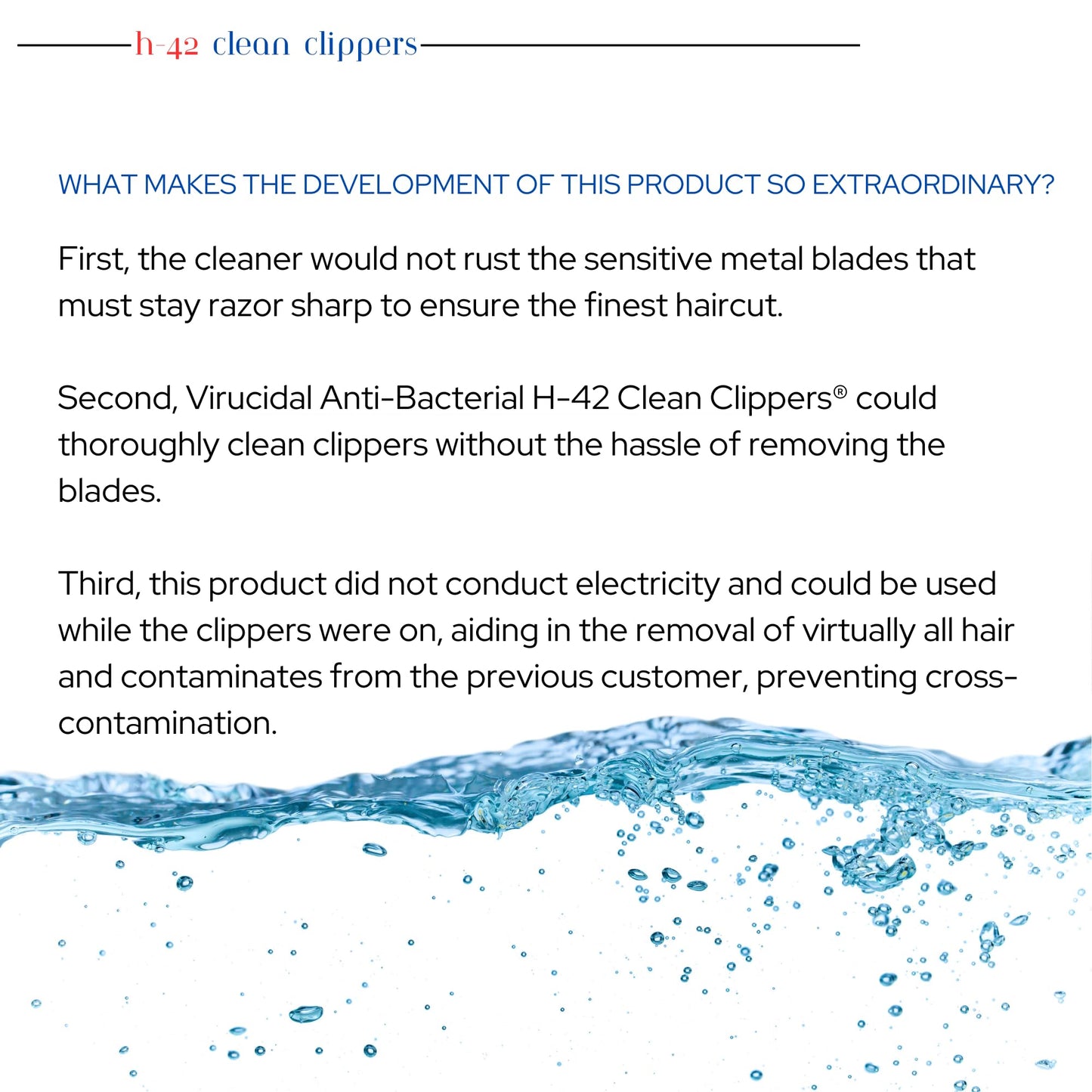 White Smoke Skin Revolution H-42 Clipper Blade Cleaner – Waterless Clipper Cleaner for Barbers, Anti-Rust Formula for Clippers and Trimmers, Cleans and Cools Blades, 16oz Spray Bottle (Pack of 1)