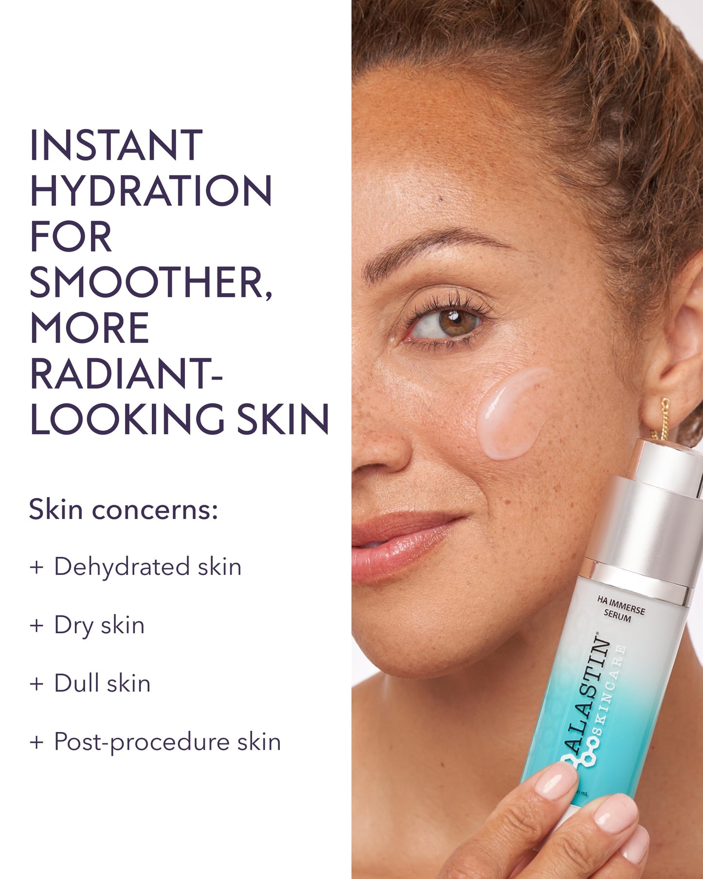White Smoke ALASTIN Skincare Hyaluronic Acid HA IMMERSE Moisturizing Face Serum (1 oz) | Restorative Serum Combats Dry, Dehydrated Skin | For Radiant, Glowing Skin