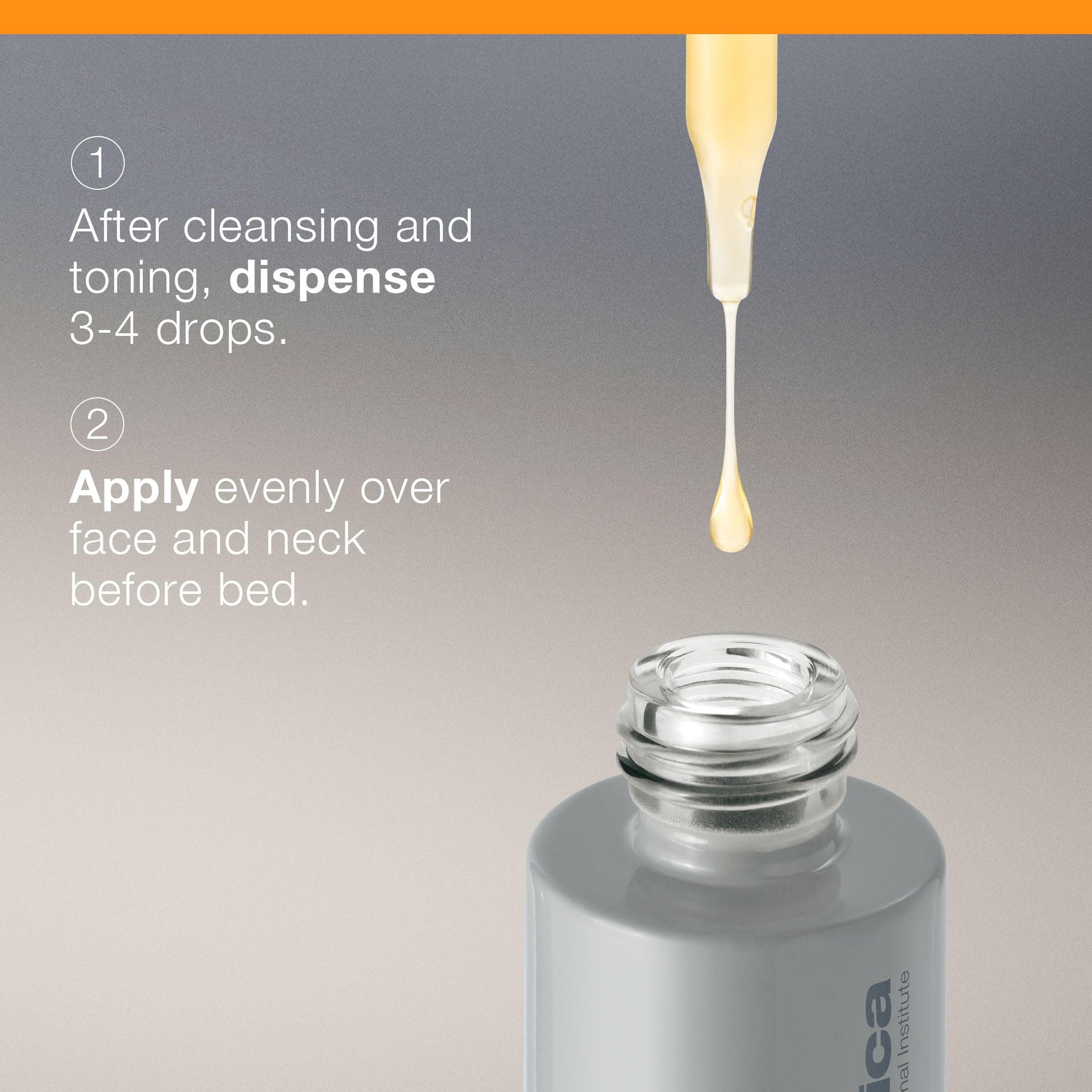 Light Slate Gray Dermalogica BioLumin-C Night Restore Vitamin C Serum for face, Overnight Skin Hydration and Barrier Repair Serum, 0.85 fl oz