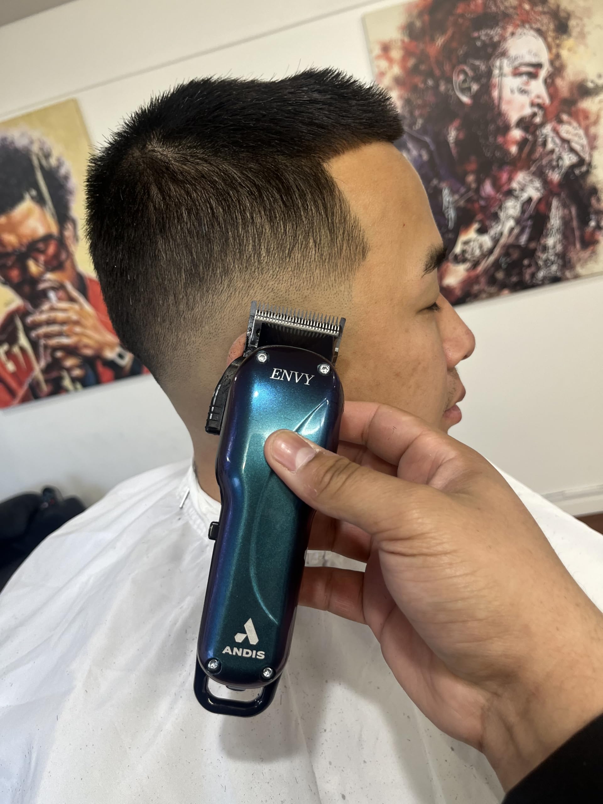 Light Gray Andis 560980 Limited Edition Galaxy Envy Li Cordless Clipper & Slimline Pro Cordless Beard Trimmer Combo Hair Cutting Kit