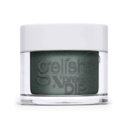 Lavender Gelish Xpress Dip "Mistress of Mayhem" Disney Villains Collection, 1.5 oz. - Emerald Glitter