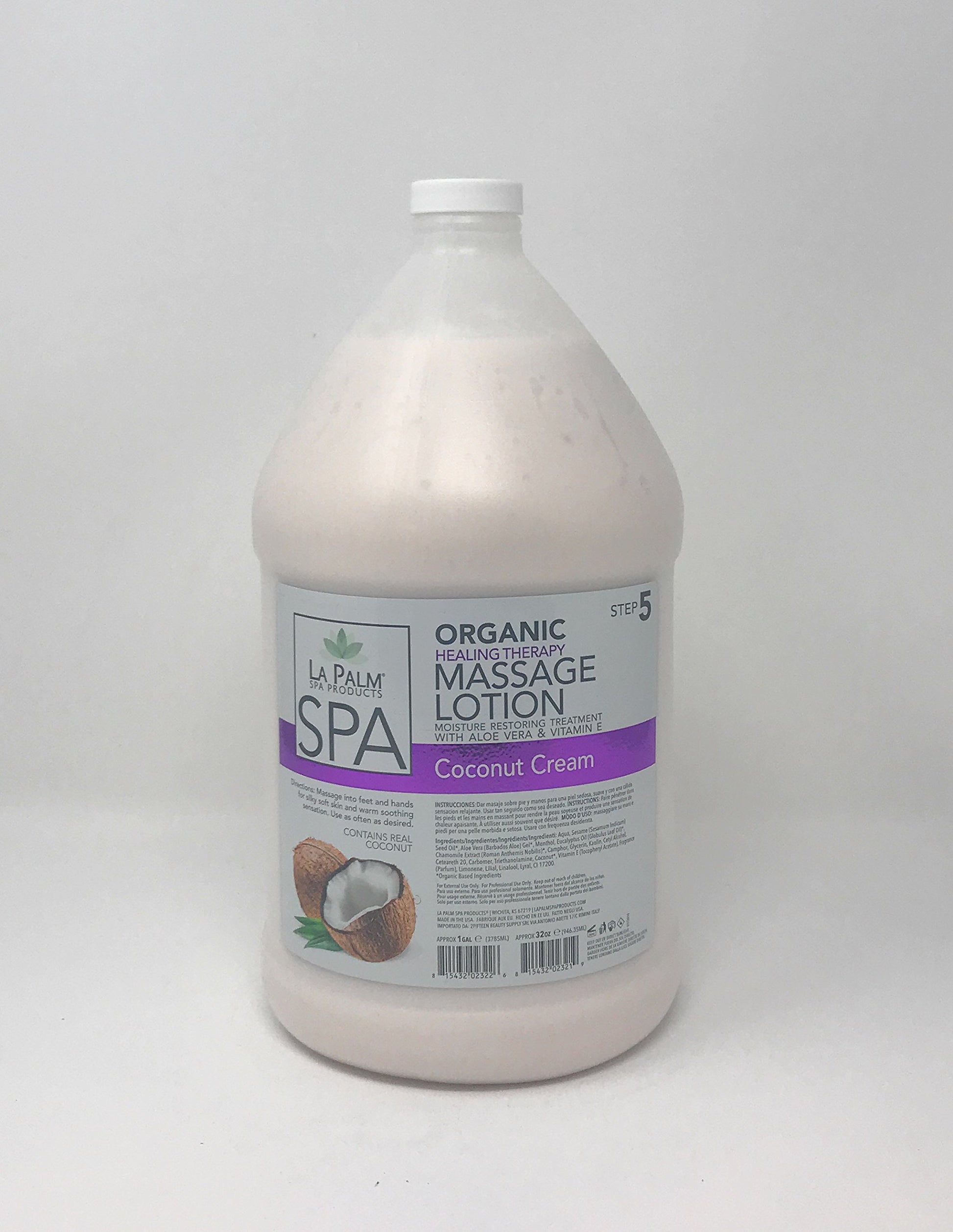 Gray Healing Therapy Massage Lotion | 1 Gal (Coconut Cream)