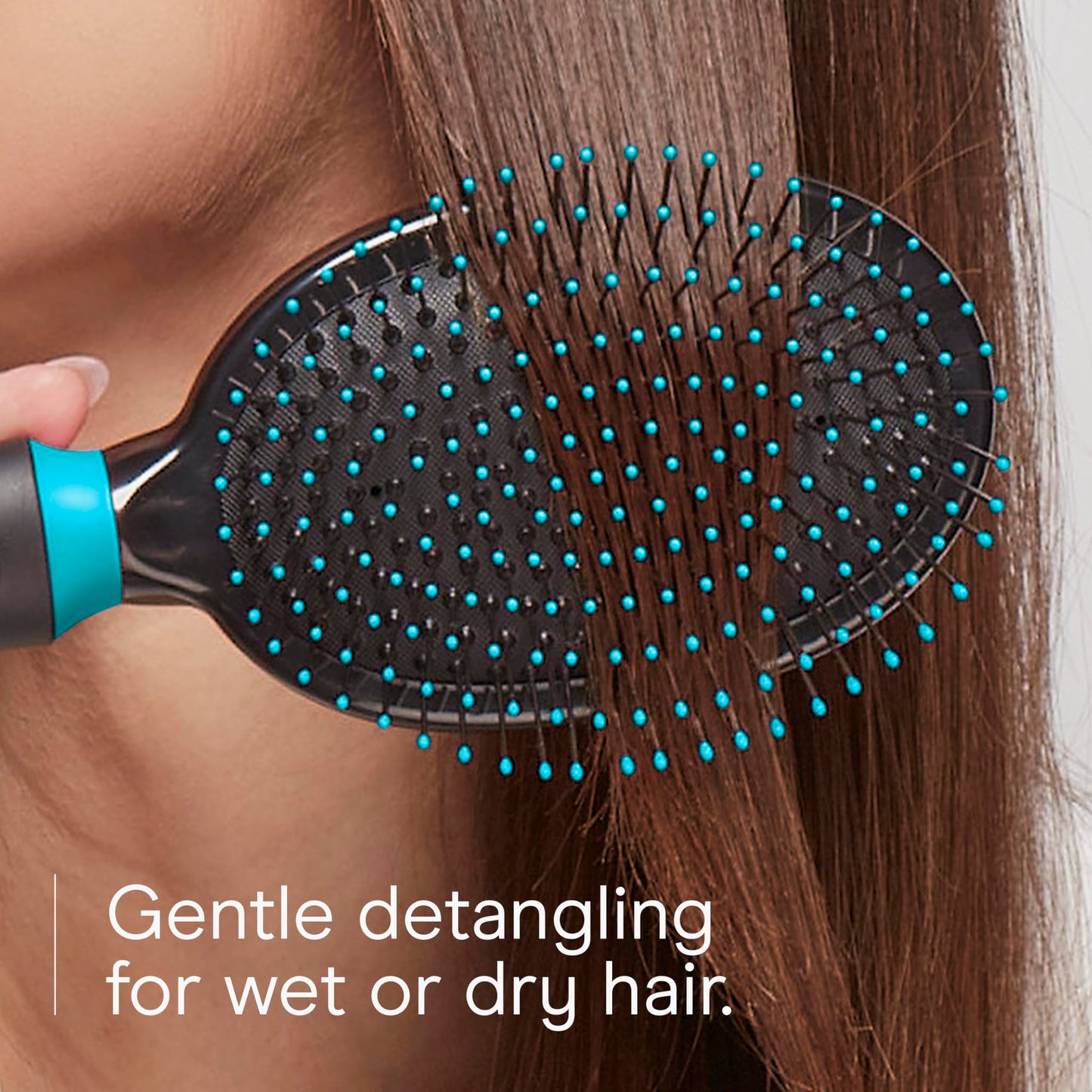 Dark Slate Gray Conair Salon Results Hair Brush, Detangling Hair Brush for Men and Women, For All Hair Types, Metal Bristles and Cushion Base