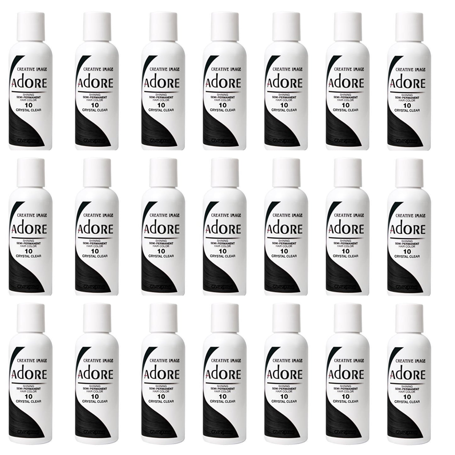 White Smoke Adore 010 Crystal Clear (Pack of 24)