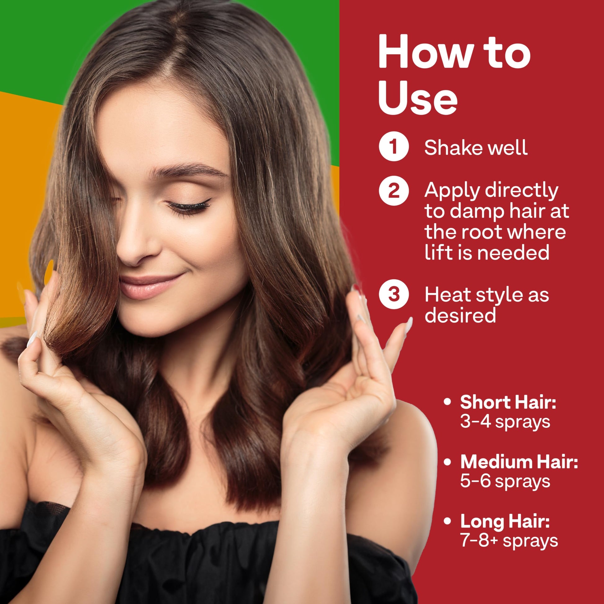 Brown Colorproof Volume Lift It Hair Mousse 9 Fl. Oz. Volumizing Mousse, White Nectarine Scent