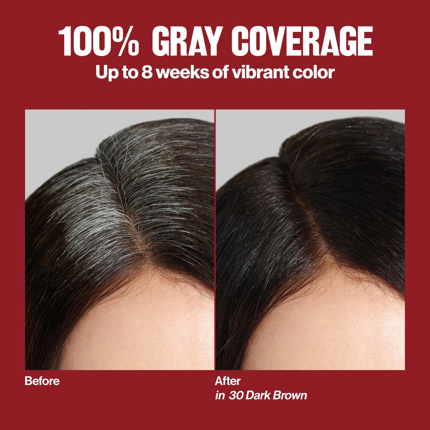 Black Revlon ColorSilk with Bond Repair Complex, Permanent Hair Color, 100% Gray Coverage, Ammonia Free Dye, Vegan Keratin, 45 Bright Auburn, 3 pack
