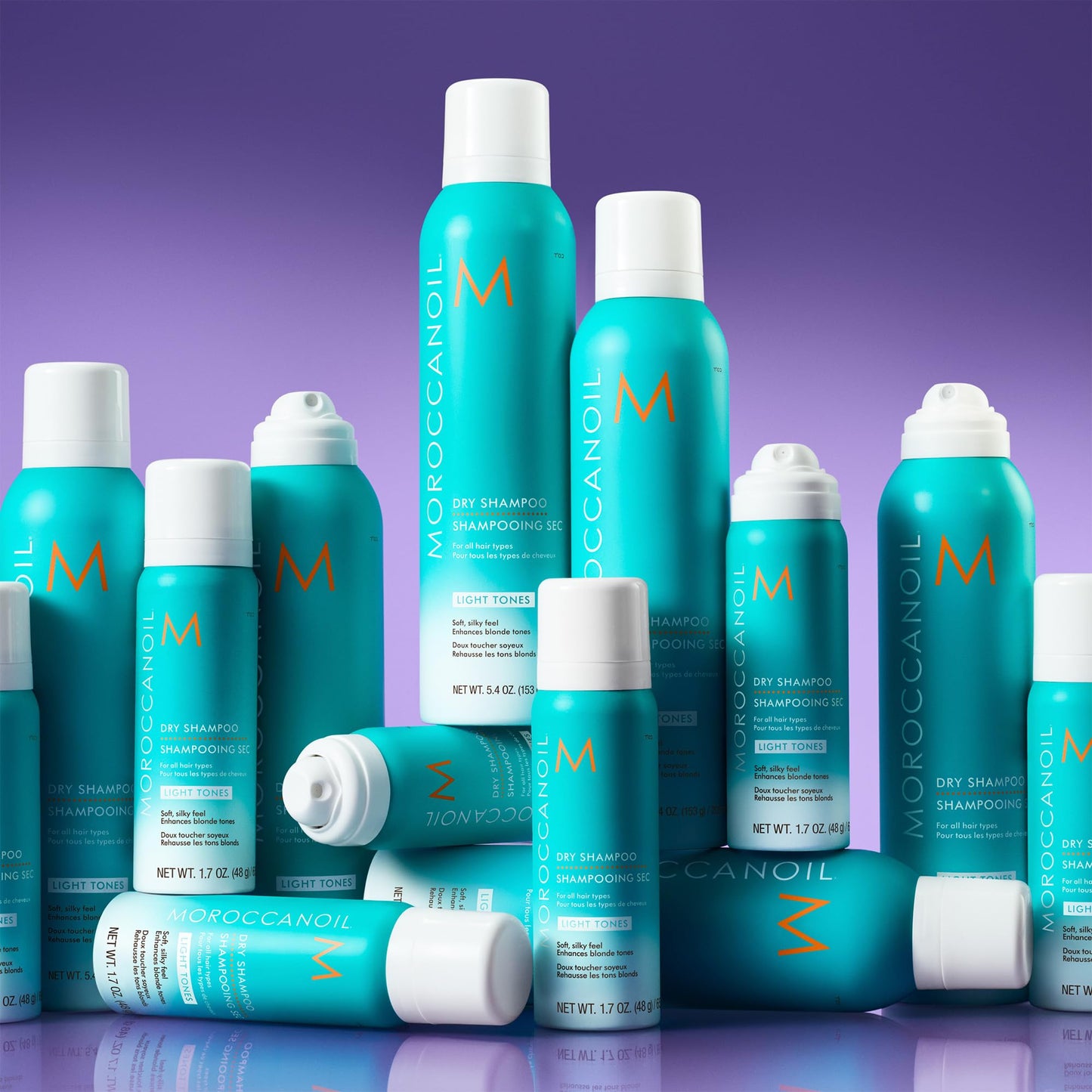 Dark Slate Blue Moroccanoil Dry Shampoo Light Tones, 5.4 Fl. Oz.
