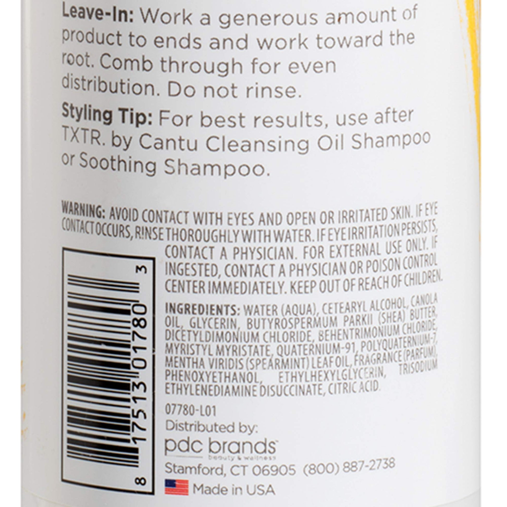 Light Gray TXTR by Cantu Leave In + Rinse Out Hydrating Conditioner 16oz