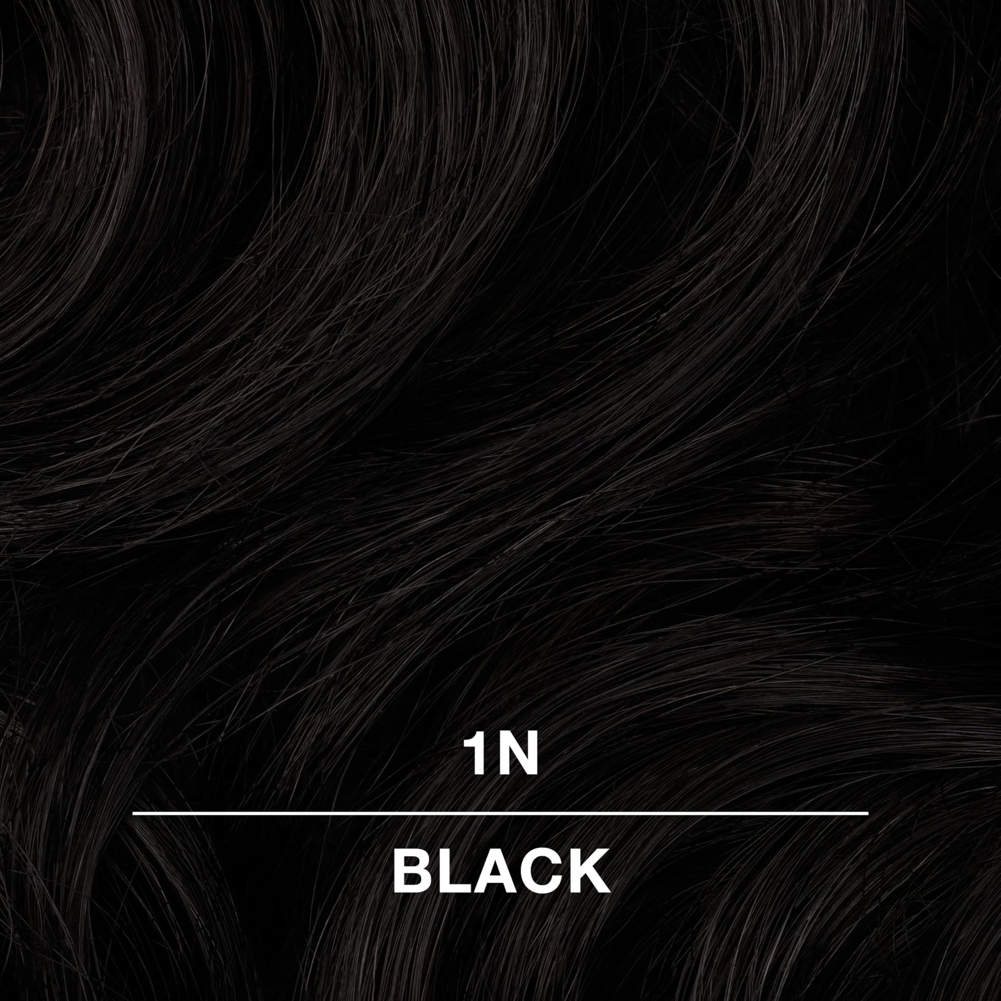 Black COLORCHARM Permanent Cream Hair Color, 1N Black, 2 oz.