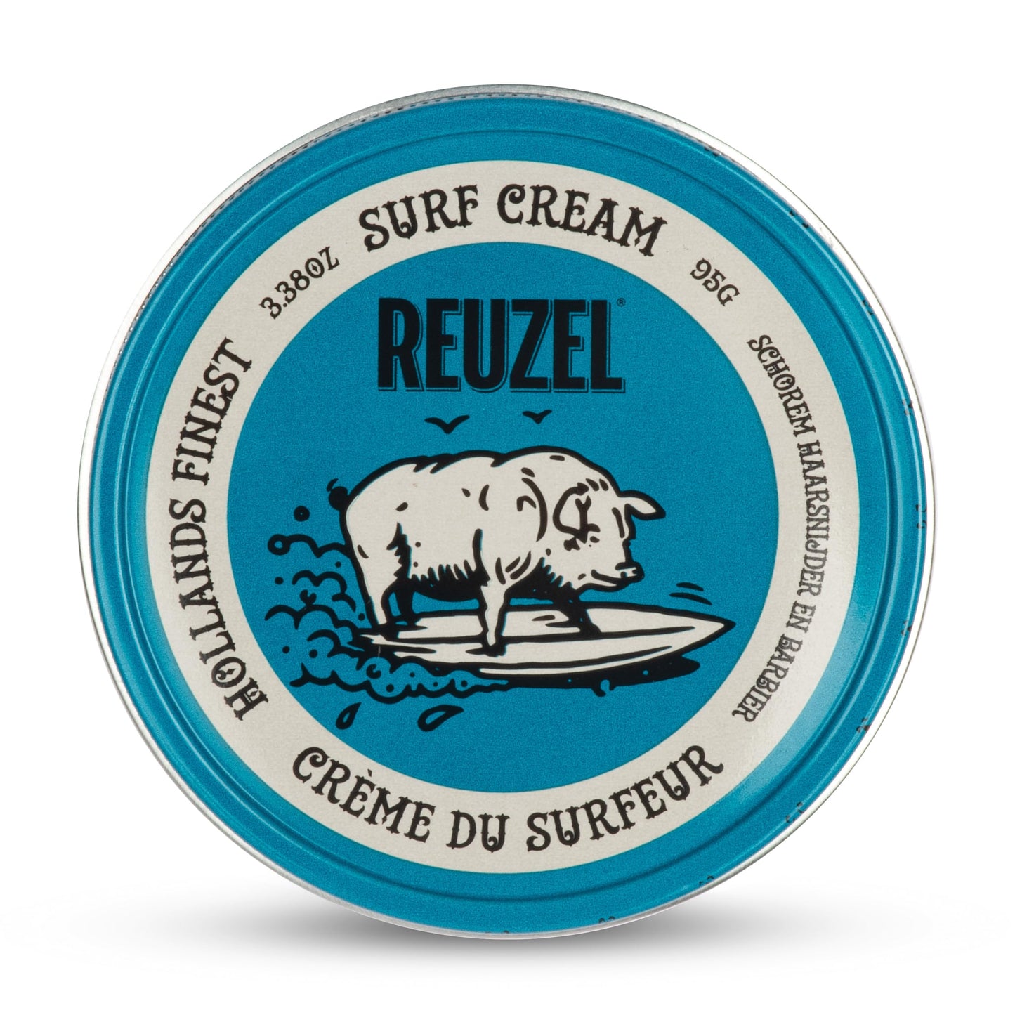 White Smoke REUZEL Surf Texture and Definition Cream, Light All Day Hold, Water Soluble Styling, Matte Finish & Flake Free, For All Hairstyles, 3.38 oz