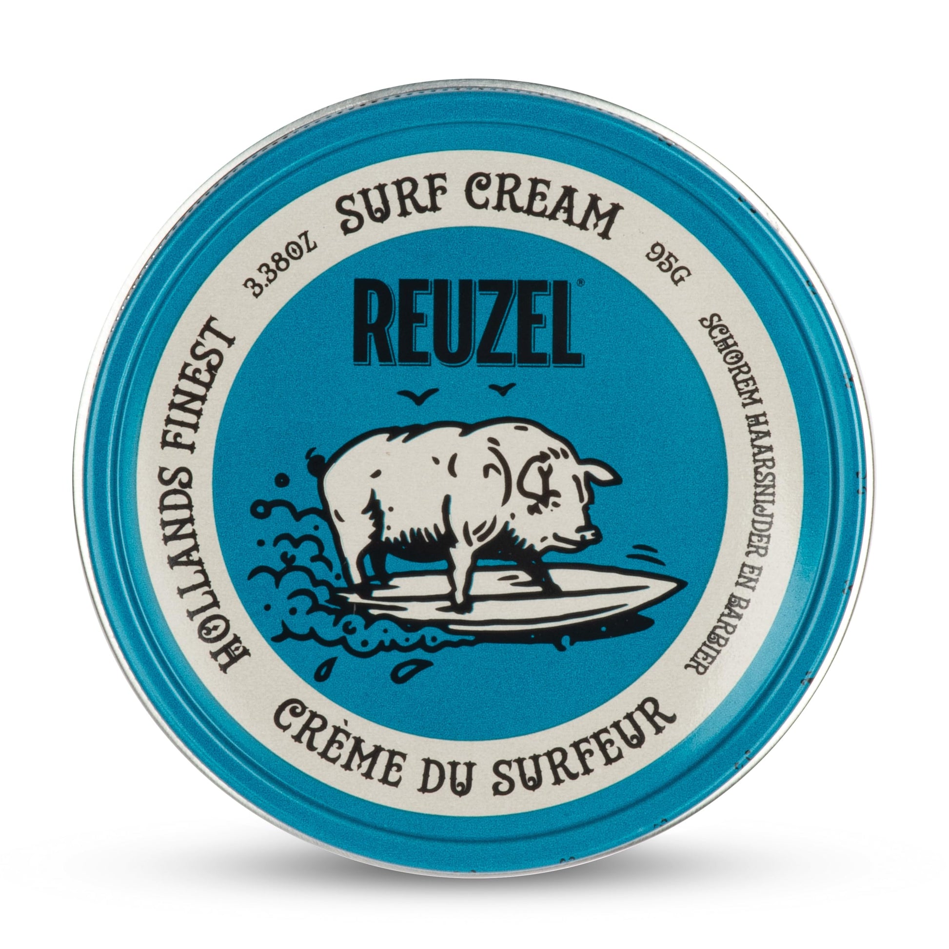 White Smoke REUZEL Surf Texture and Definition Cream, Light All Day Hold, Water Soluble Styling, Matte Finish & Flake Free, For All Hairstyles, 3.38 oz