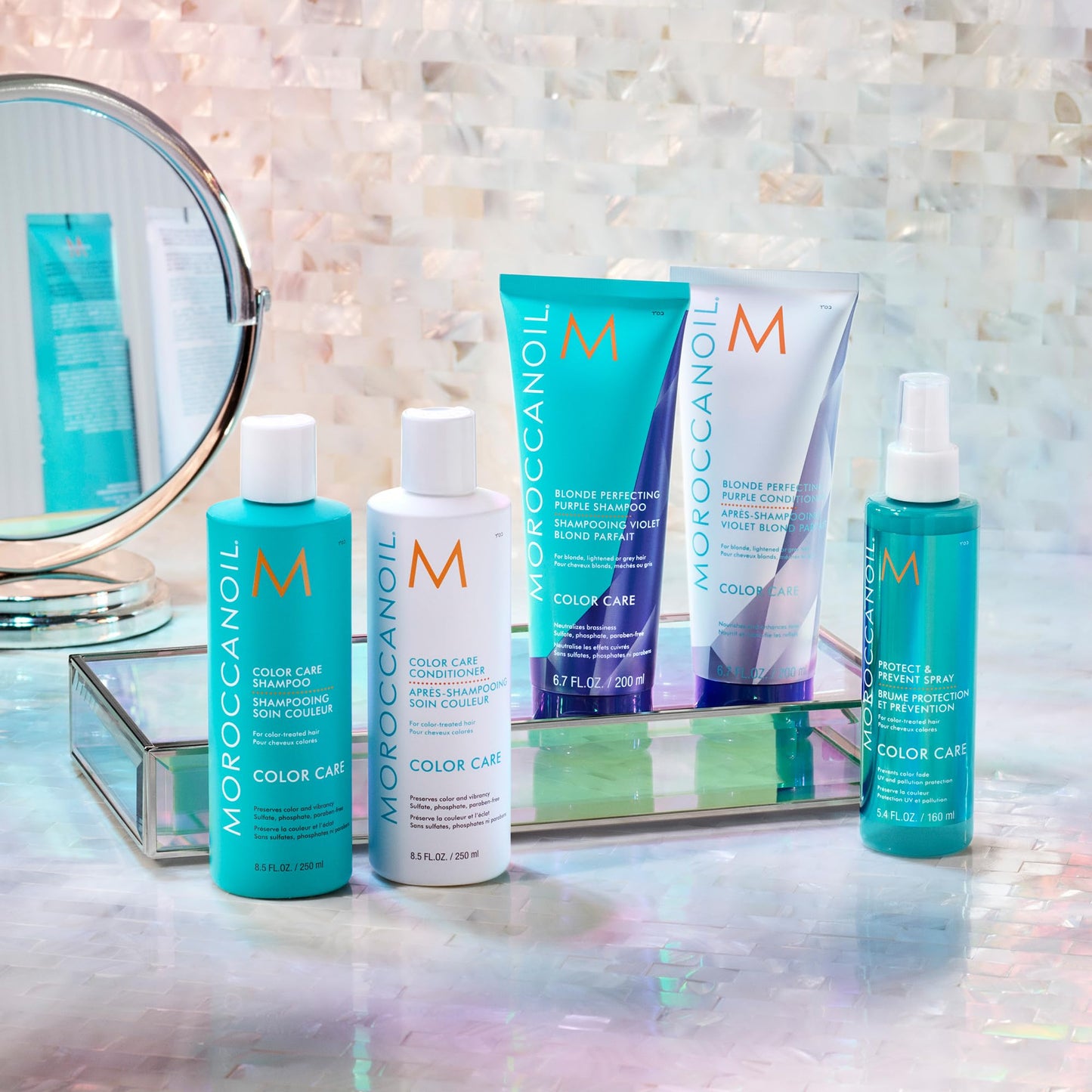 Light Gray Moroccanoil Color Care Conditioner, 33.8 Fl. Oz.