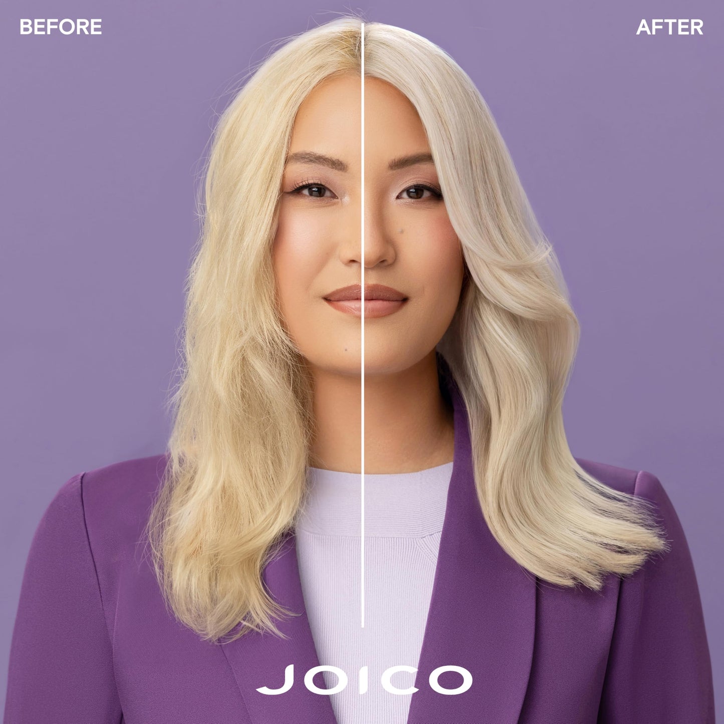 Light Slate Gray Joico Color Balance Purple Conditioner | For Cool Blonde, Gray Hair | Eliminate Brassy Yellow Tones | Boost Color Vibrancy & Shine | UV Protection | With Rosehip Oil & Green Tea Extract | 33.8 Fl Oz