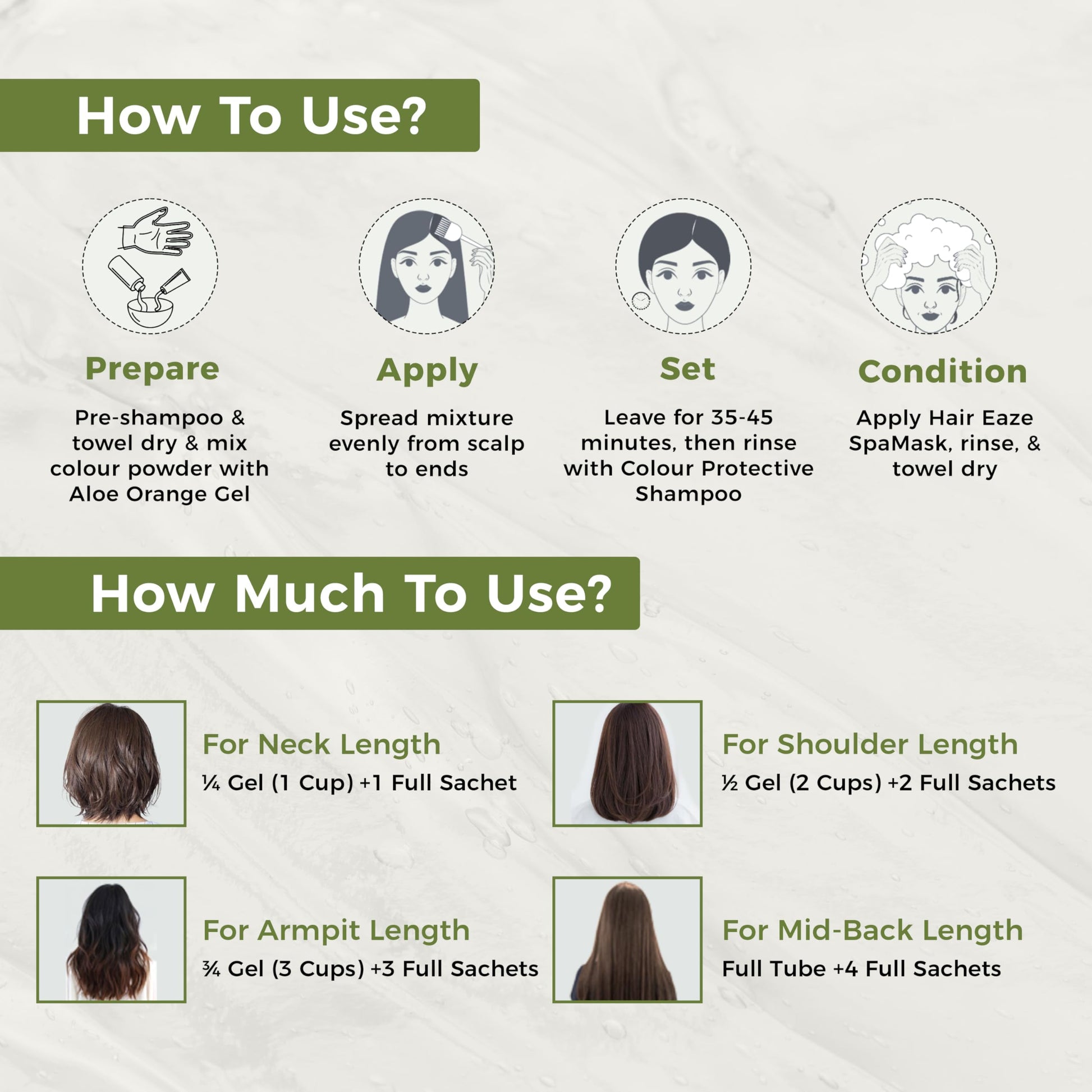 Lavender Indus Valley Natural Organic Damage Free Gel Hair Color | Organic Hair Dye, Ammonia Free, Vegan & Cruelty Free | Up to 100% Gray Coverage, Long Lasting Results |Dark Brown 3.0 (20gram+200ml)