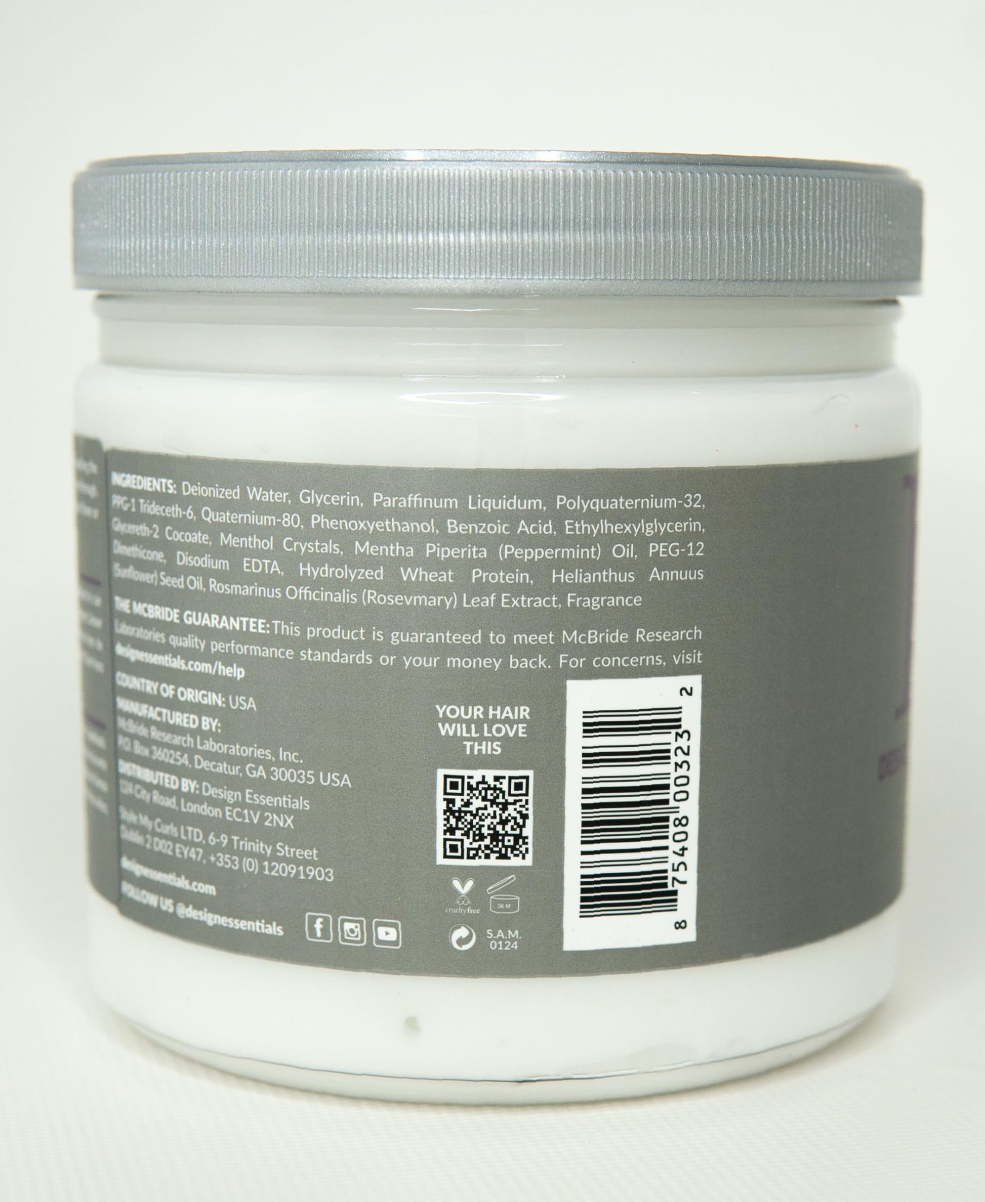 Light Slate Gray Design Essentials Rosemary & Mint Stimulating Super Moisturizing Conditioner for Dry, Thick, or Brittle Hair; Sulfate-Free, Stimulates Scalp, Moisturizes Hair, 32 Oz