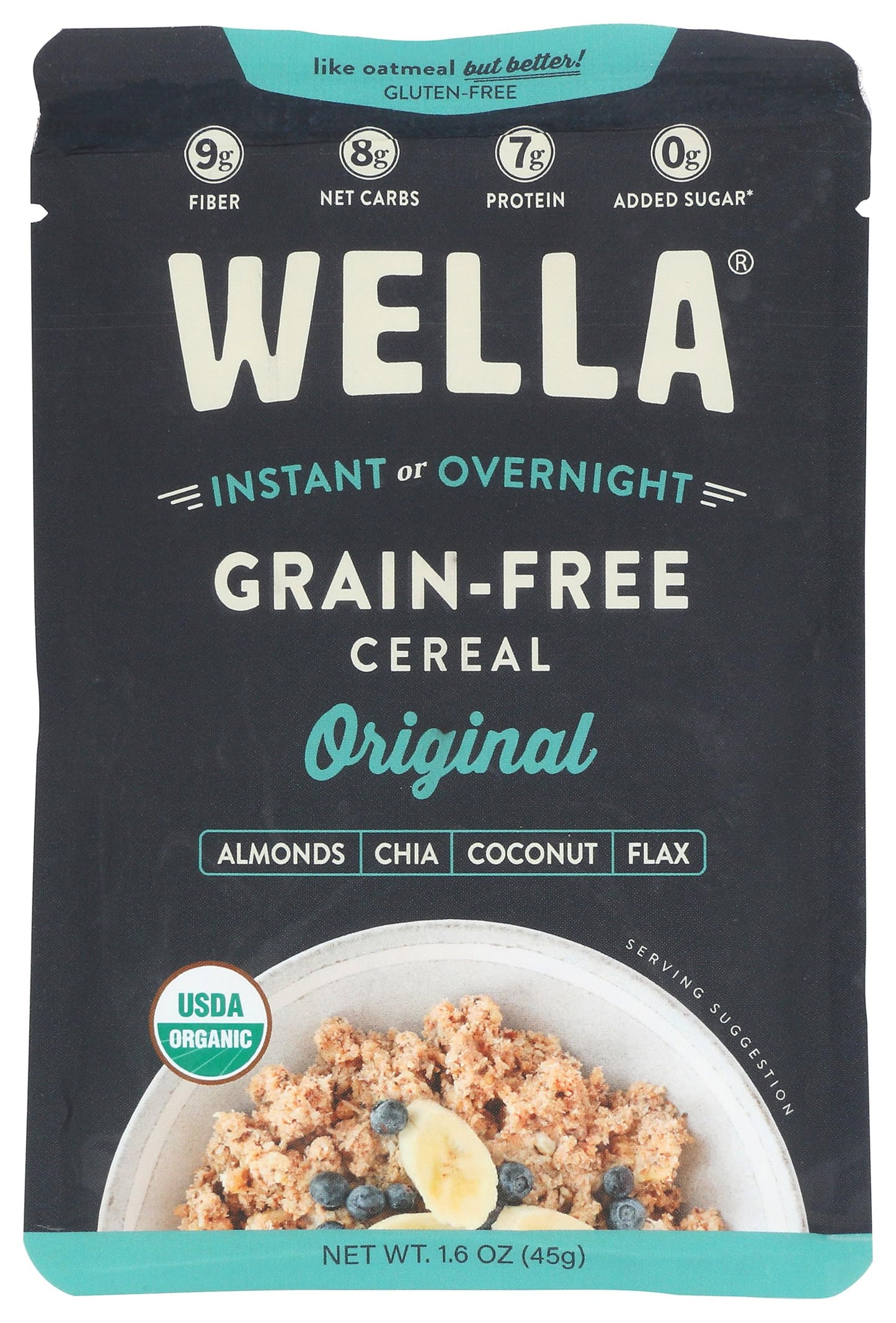 Dark Slate Gray Wella, Cereal Grain Free Original Single Organic, 1.6 Ounce