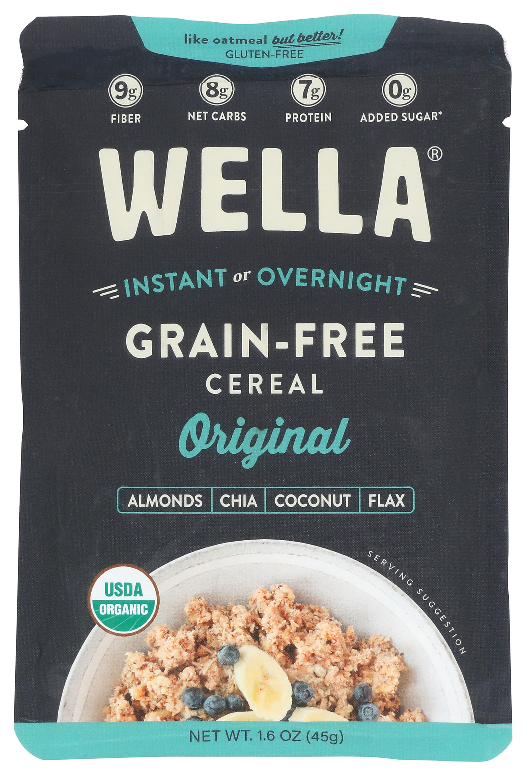 Dark Slate Gray Wella, Cereal Grain Free Original Single Organic, 1.6 Ounce