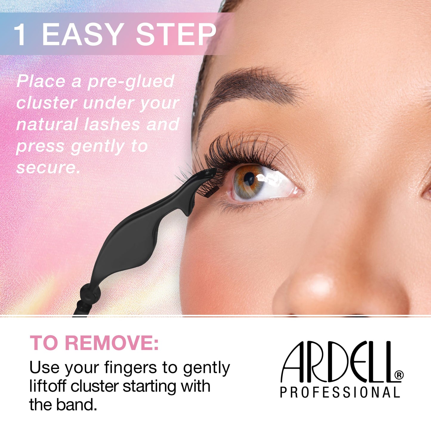 White Smoke Ardell Press On Lashes Wispies Natural – Pre Glued Underlash Extensions, Wispy Lash Clusters, No Glue Needed, DIY Eyelash Cluster Extensions, 100 ct