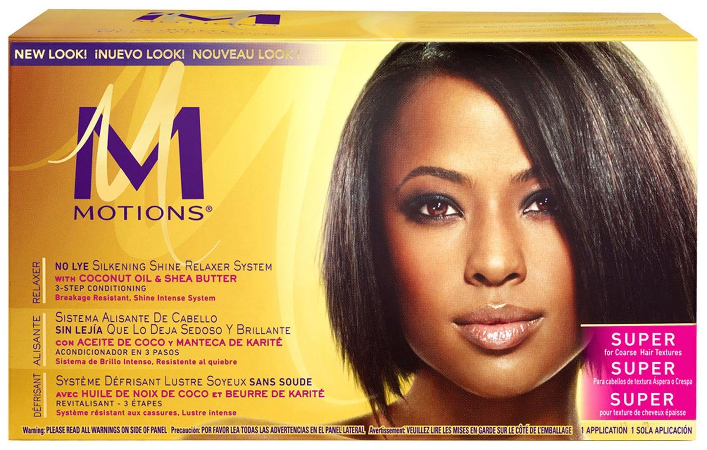 Goldenrod Motions Silkening Shine Relaxer System Super