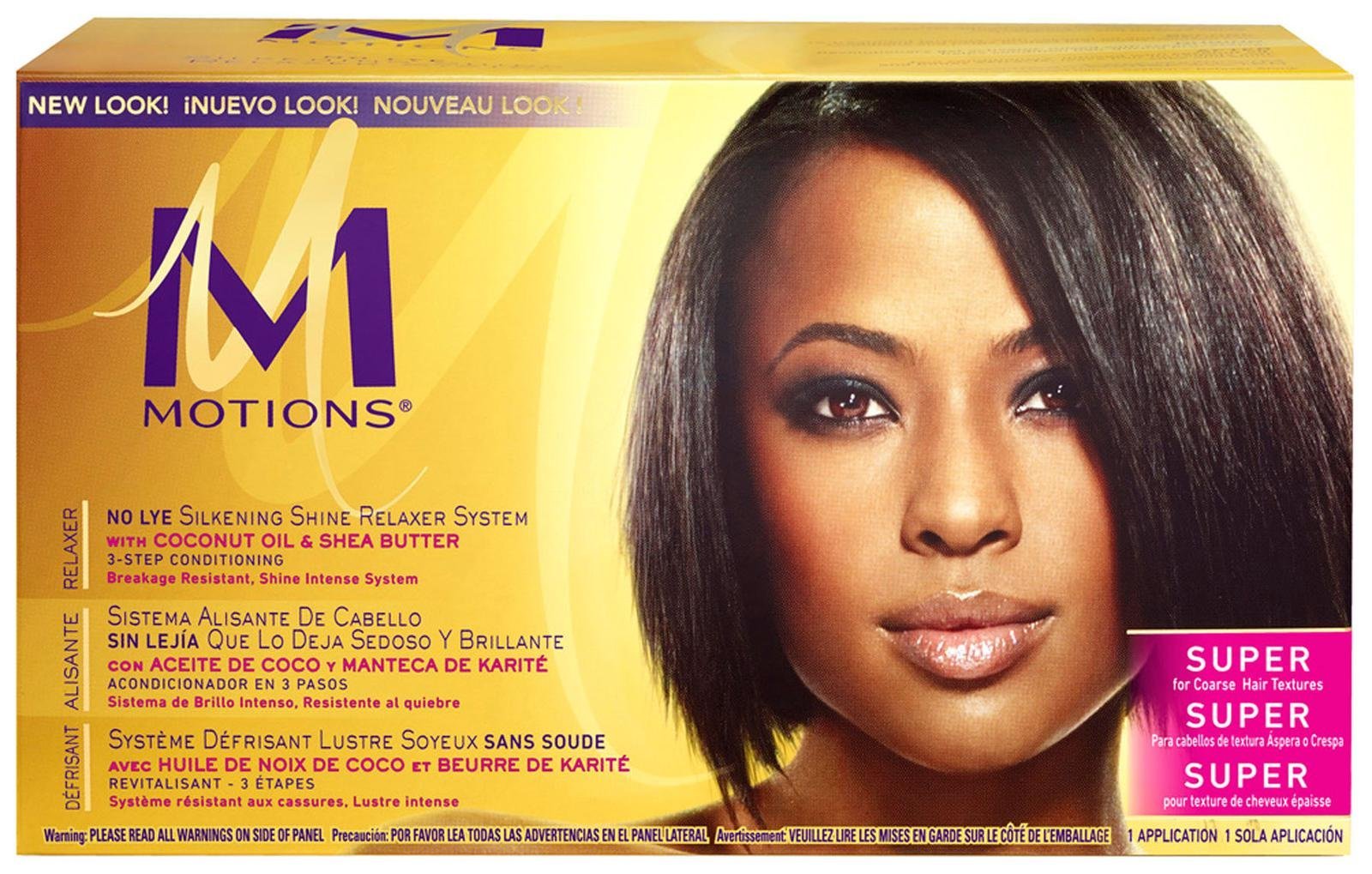 Goldenrod Motions Silkening Shine Relaxer System Super