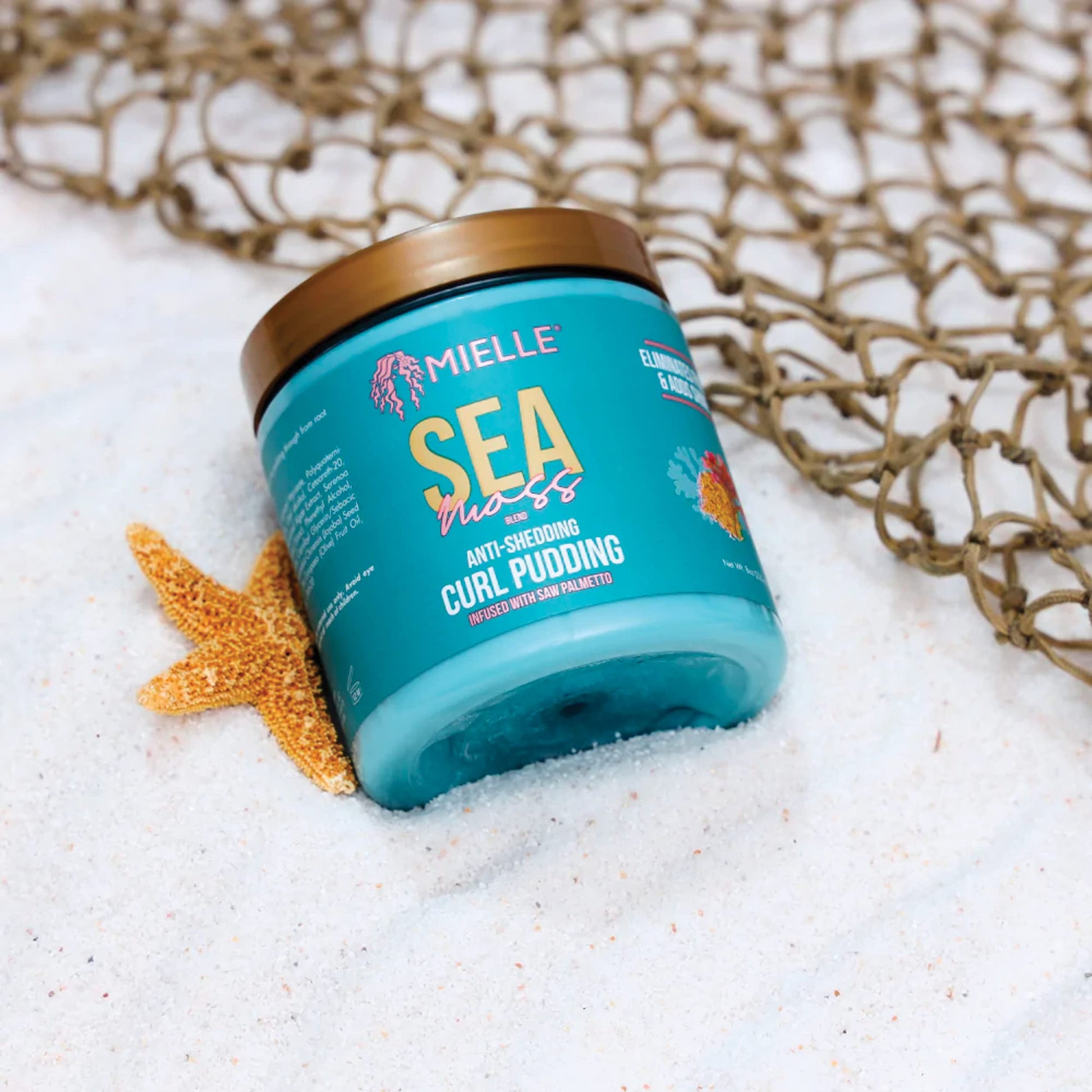 Lavender Mielle Organics Sea Moss Anti-Shedding Curl Pudding