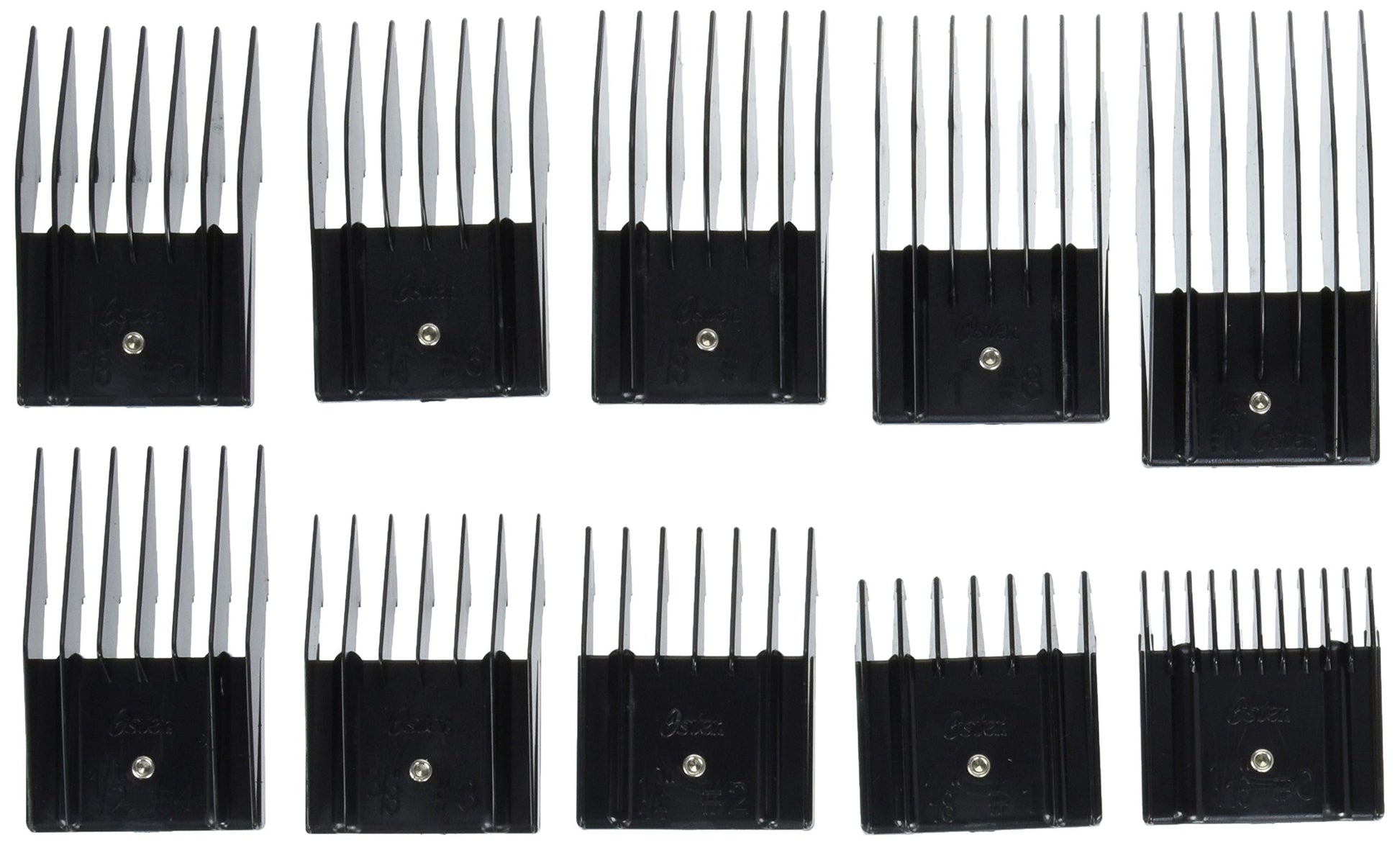 White Smoke Oster 008OST-78900-600 Universal Comb Set, 10 Per Pack