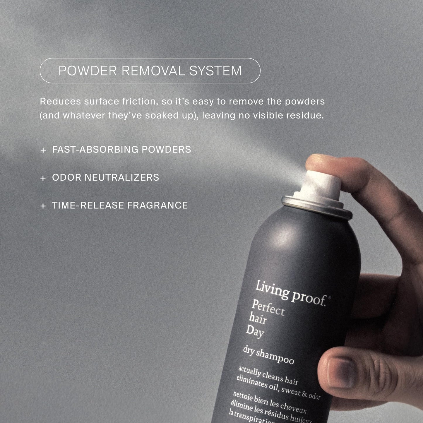 Light Slate Gray Living proof Dry Shampoo Perfect hair Day, Dry Shampoo for Women and Men, 9.9 oz