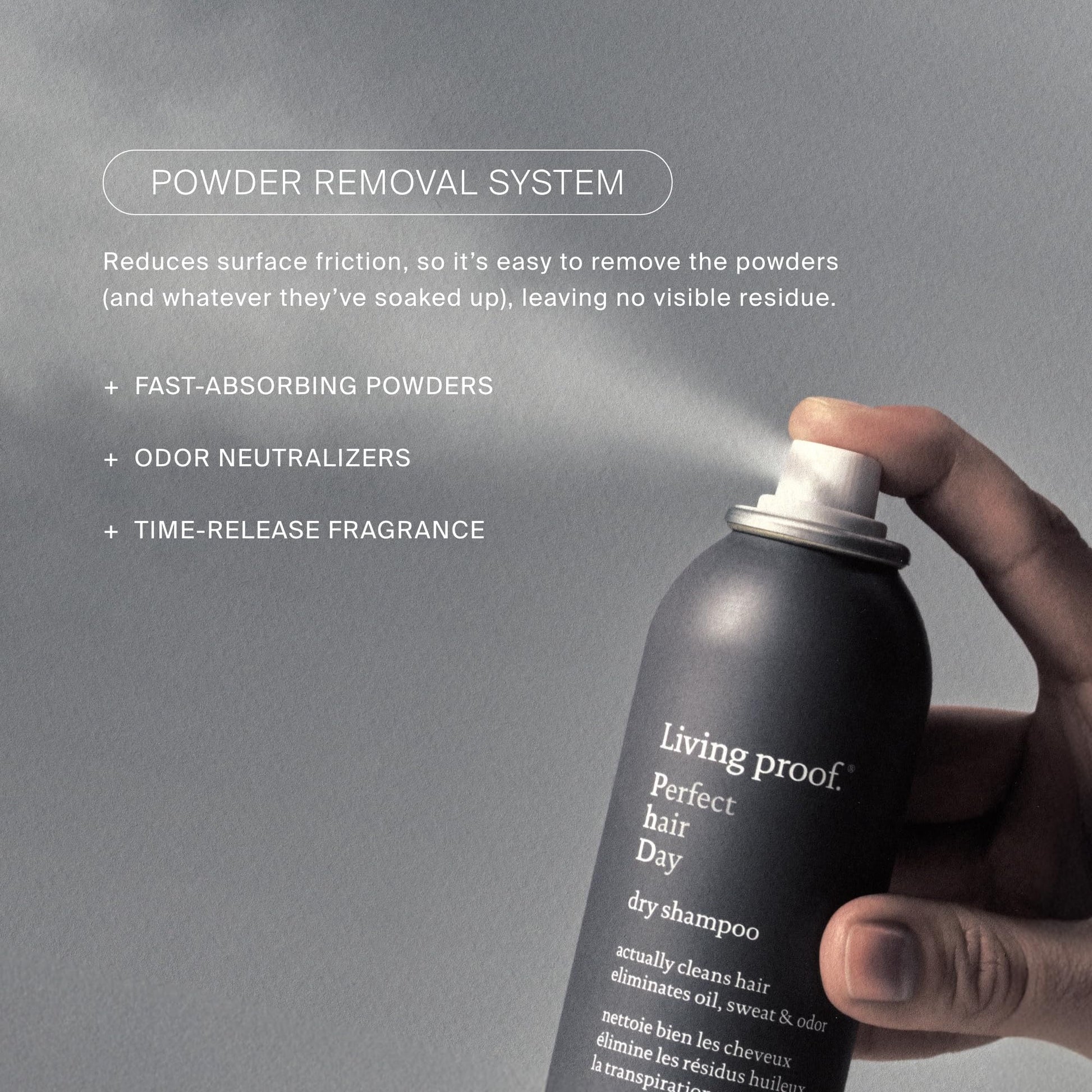 Light Slate Gray Living proof Dry Shampoo Perfect hair Day, Dry Shampoo for Women and Men, 9.9 oz