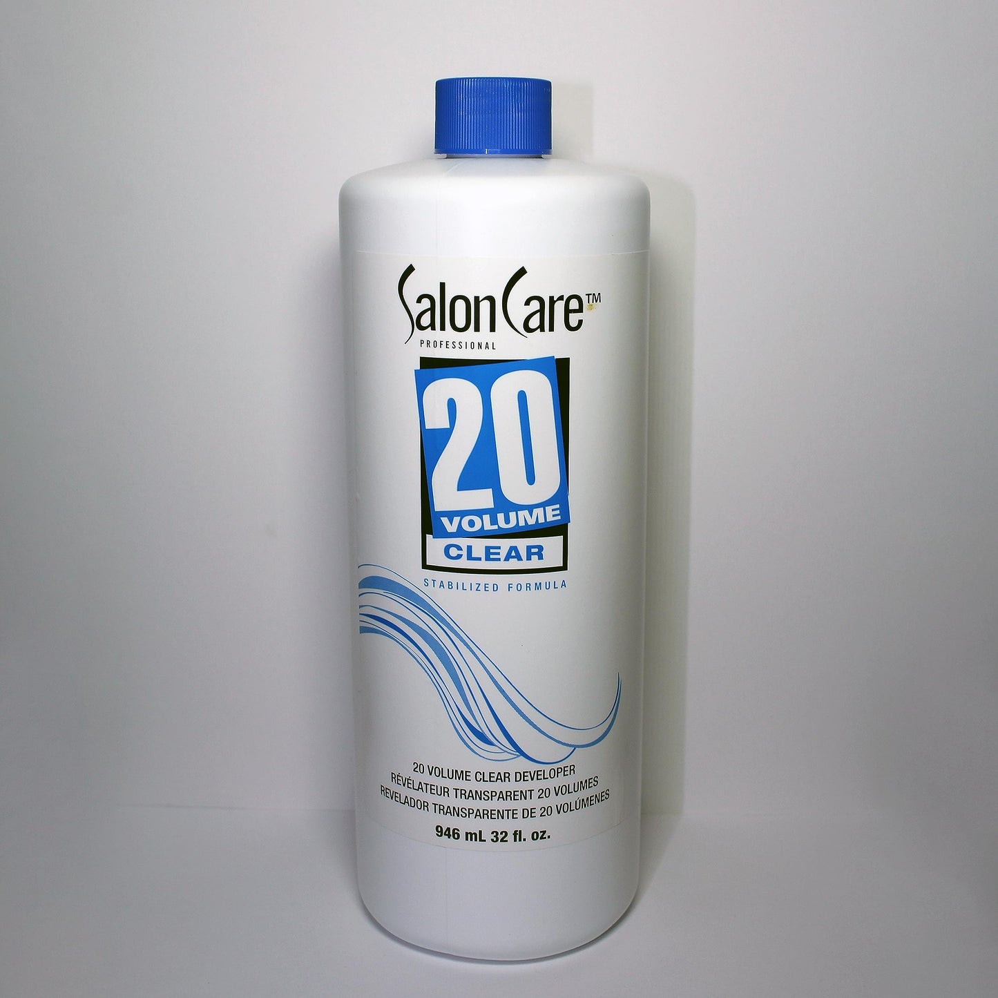 Dark Gray Salon Care 20 Volume Clear Developer, Superior Gray Coverage, Stabilized Formula for Consistent, Predictable Results, 32 Ounce