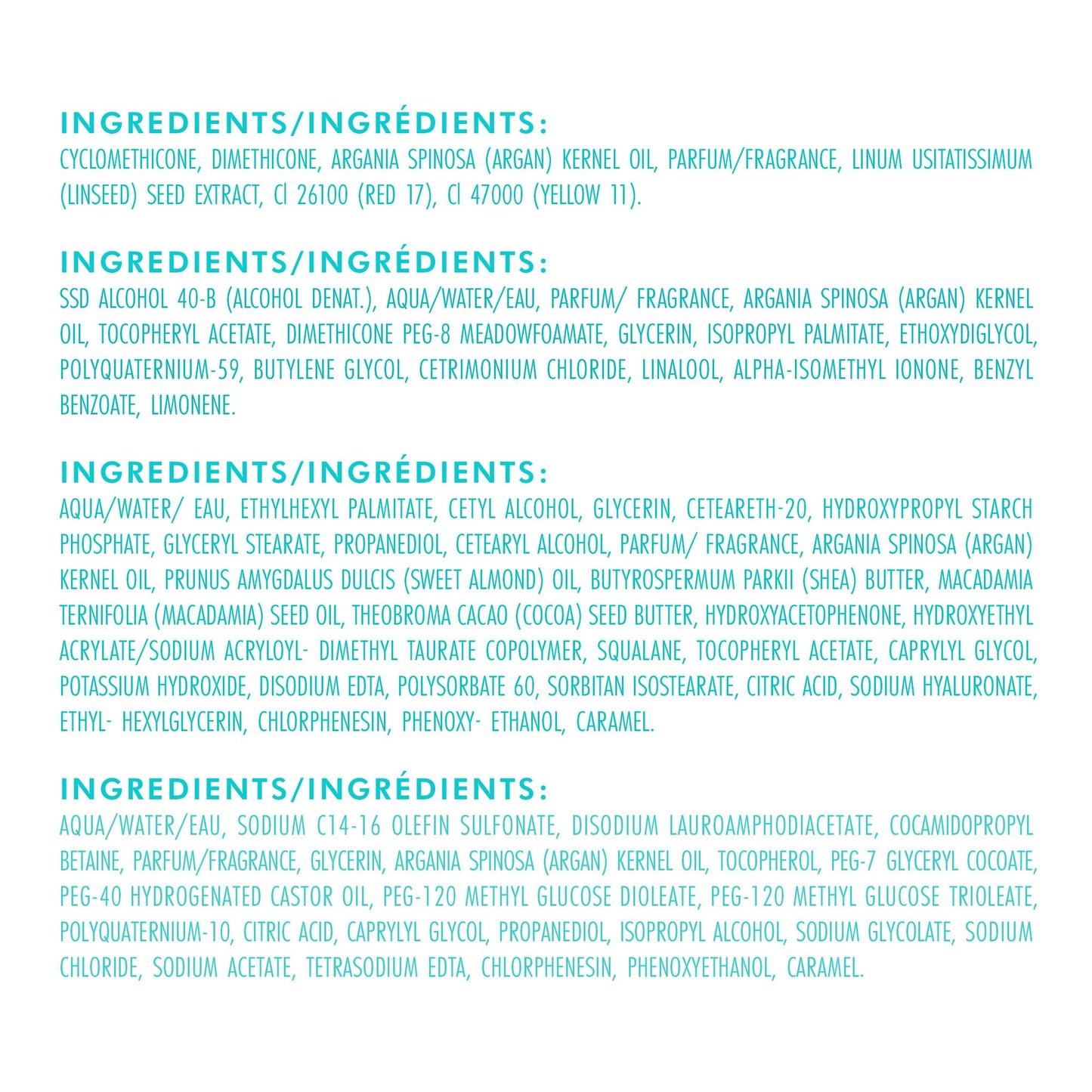 White Smoke Moroccanoil Mini Body Essentials Set
