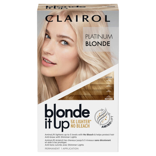 Lavender Clairol Blonde It Up Permanent Hair Dye, Platinum Blonde Hair Color, Pack of 1