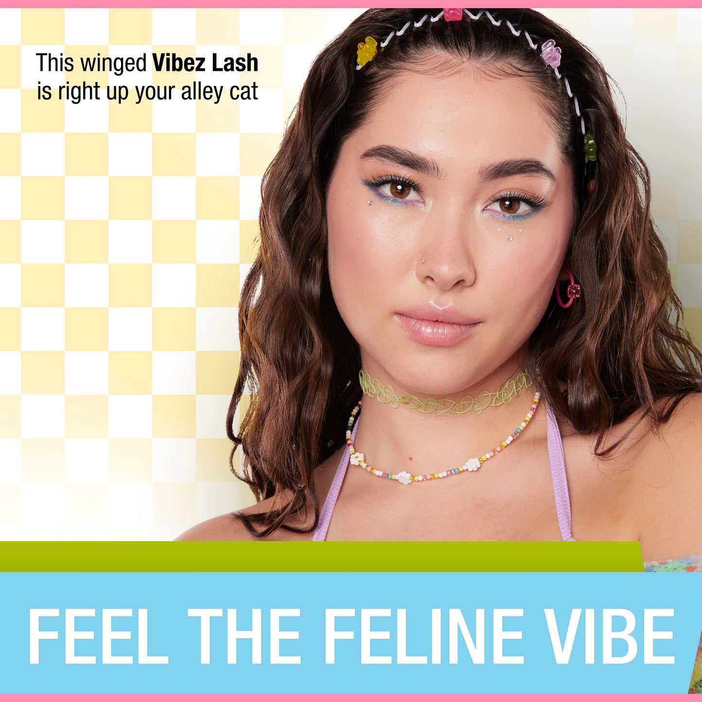 Seashell Ardell Winks Be Yourself Strip Lashes – Wish & Vibez Styles, Soft, Fluffy, Wispy False Eyelashes Natural Look Multi-Layered Curl, Reusable Lash Set, 4 Pairs