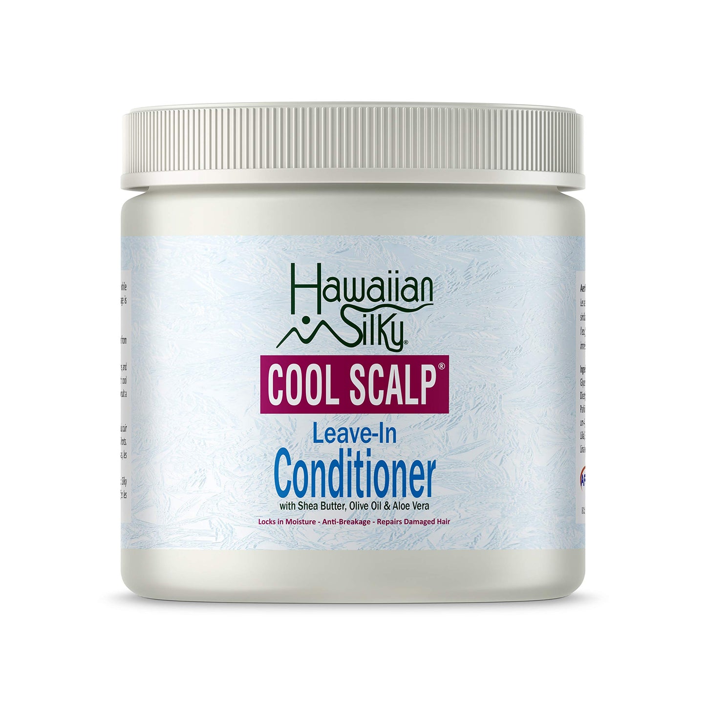 Gray Hawaiian Silky Cool Scalp Leave-In Conditioner Cream, 16 fl oz - Locks in Moisture - Anti-Breakage - Repairs Dry & Damaged Hair