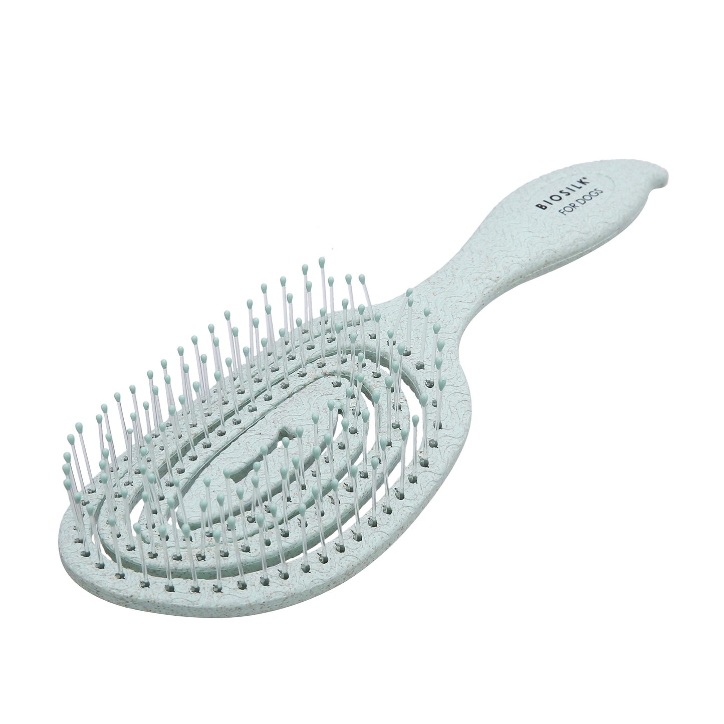 White Smoke BioSilk for Pets Eco Friendly Detangling Pin Brush for Dogs, Gentle Dog Grooming Brush Designed to Help Remove Knots and Tangles and Support Healthy Coats for All Dogs