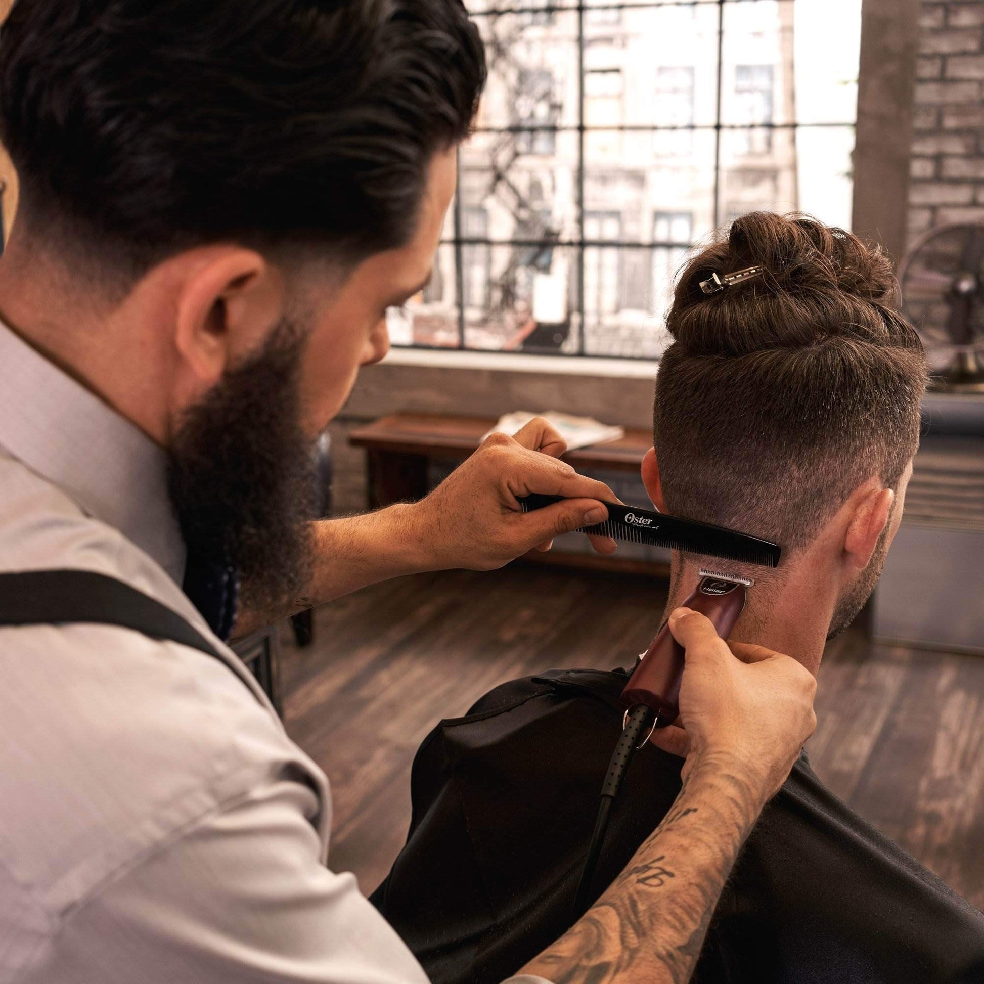 Black Oster T Finisher Trimming Mustache,Beard Unisex hair trimmer