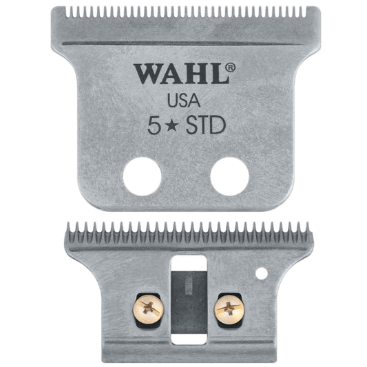White Smoke Wahl Professional Adjustable T-Shaped Trimmer Blade, Precision Replacement Blade for Detailer and Hero Trimmers
