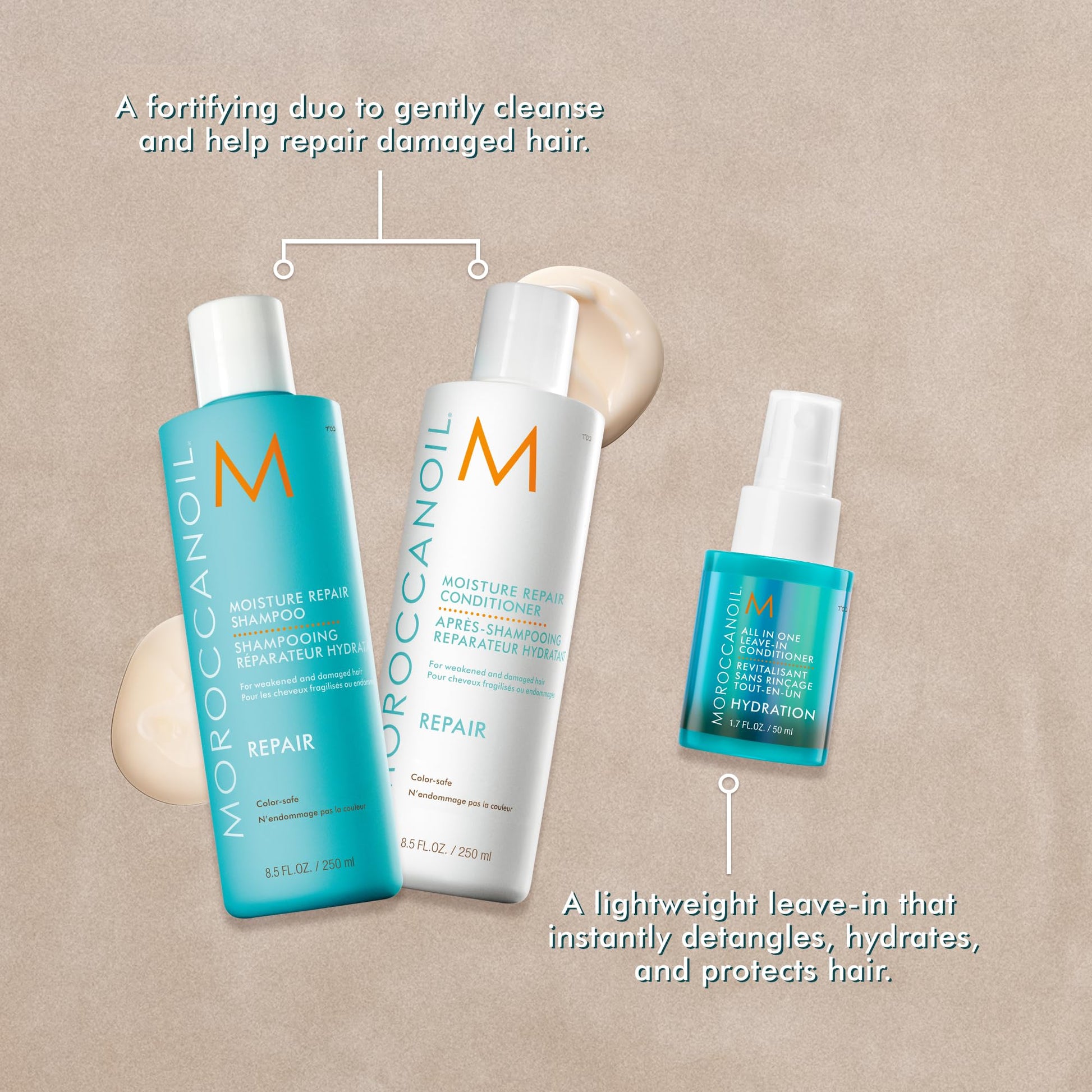 Gray Moroccanoil Hair Repair Gift Set