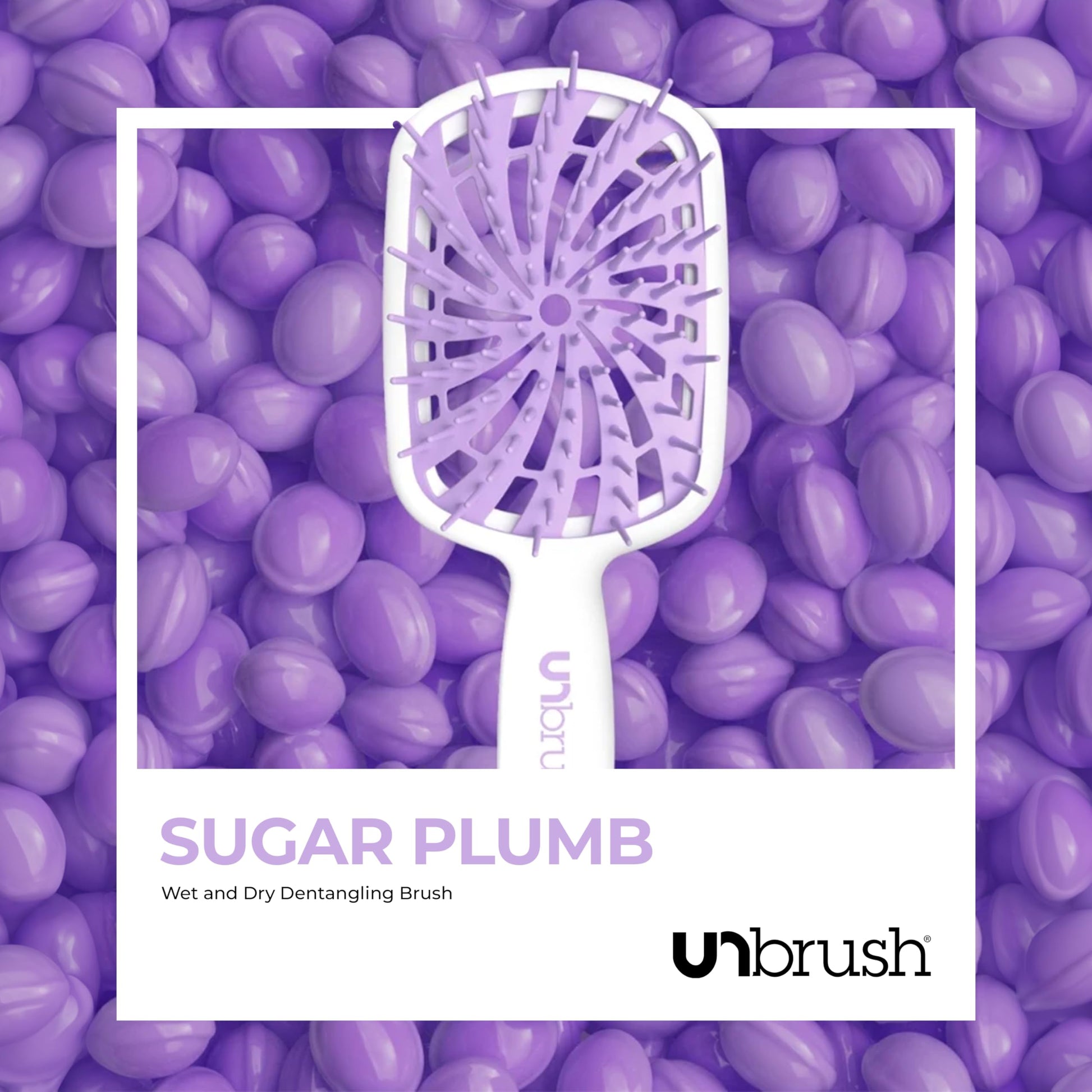 White Smoke FHI Heat UNbrush Plus — Curly Hair Brush for Gentle & Effective Detangling on Wet or Dry Fragile Hair Types — Detangler Brush w/ 84 UltraFlex Bristles, Ultra-light, Vented, Anti Static Hairbrush