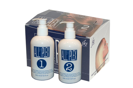 White Smoke JKS International ALL hd PLEX Bond Treatment for All Hair Types, Up to 80 Applications, Italian Formula Kit for Bleaching, Coloring, Perm and Relaxer Application Protection