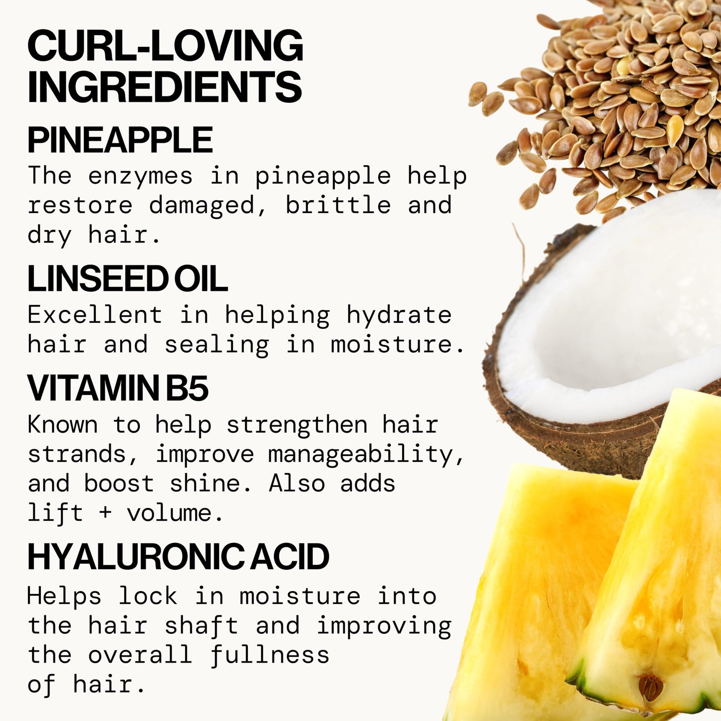White Smoke Pacifica Pineapple Curls Refresher Mist | Second Day Hair Revitalizing Spray | Frizz Control Detangler & Hydrating Leave In | Defines Wavy & Curly Texture | Silicone Free Vegan | 4 Fl Oz