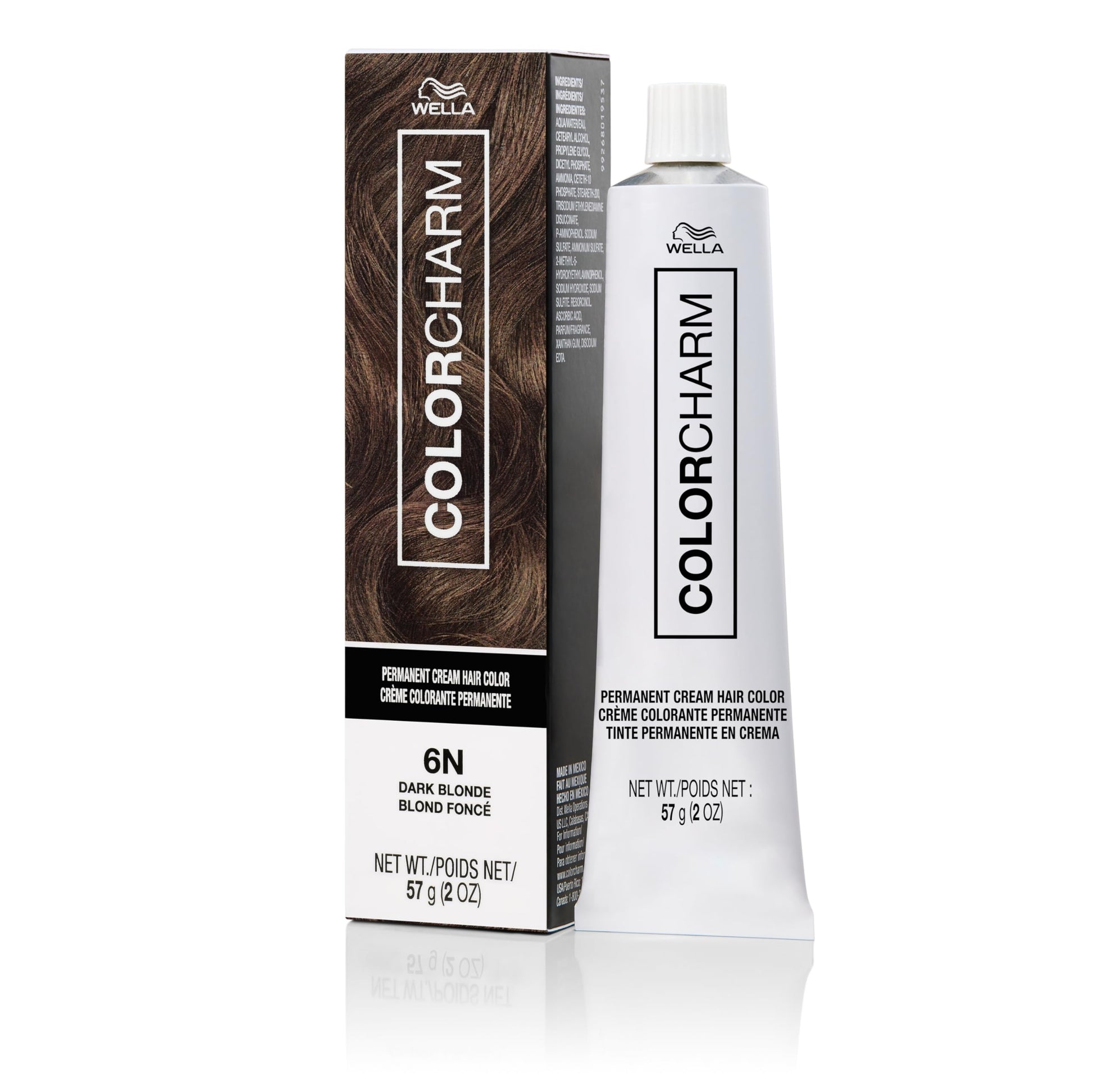 Lavender COLORCHARM Permanent Cream Hair Color, 6N Dark Blonde, 2 oz.
