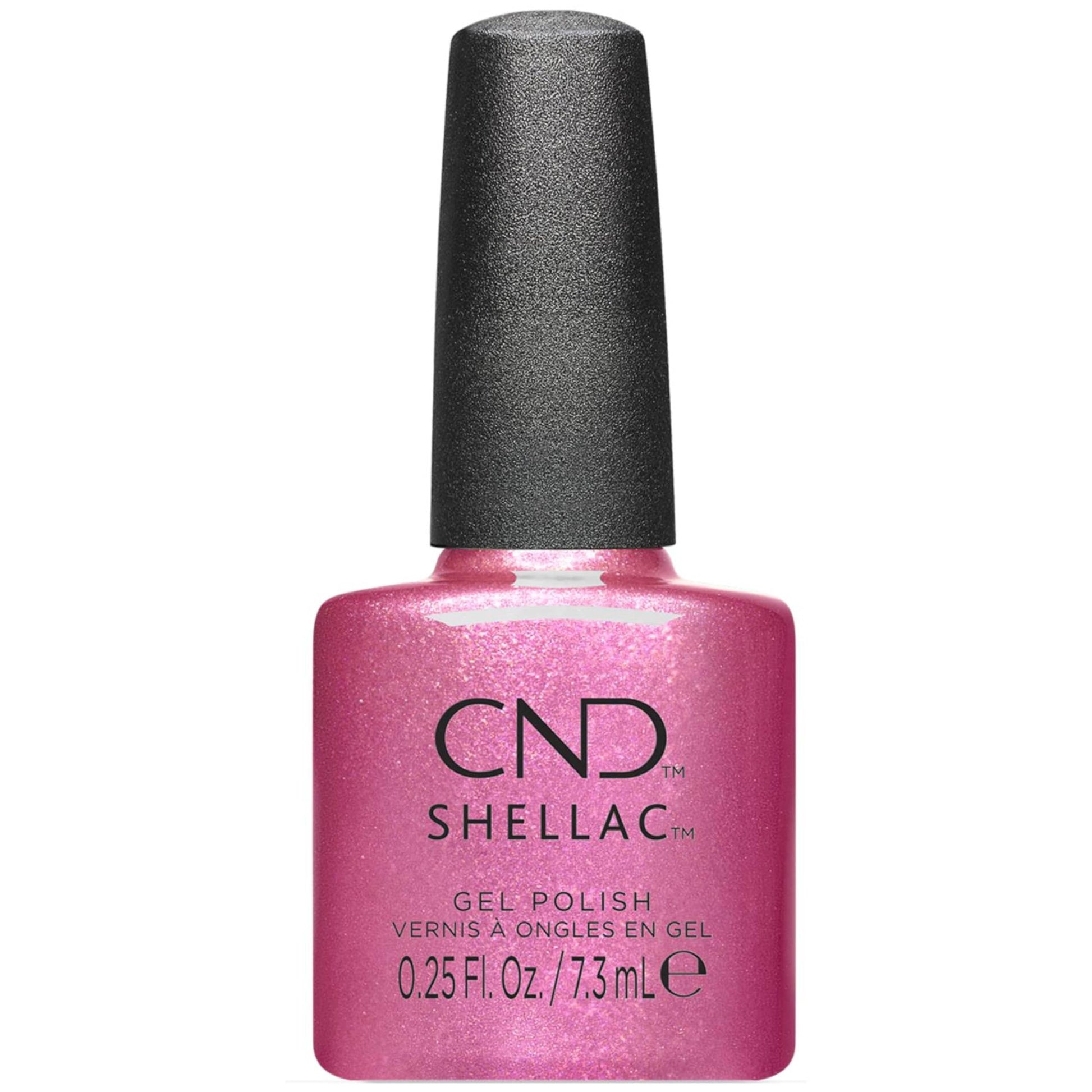 White Smoke CND SHELLAC™ GEL NAIL POLISH, Durable Nail Gel Polish Color Coat with Curve-hugging Brush, Covetable, 0.25 fl oz