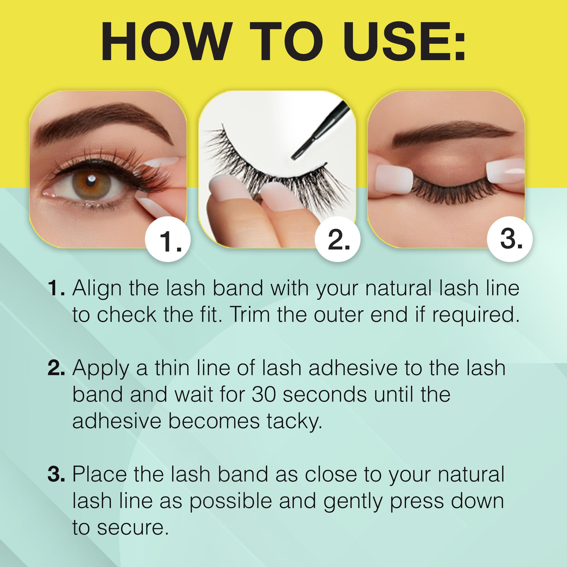 Light Gray Ardell Active Lash - Pump’n, False Eyelashes, Sweat-Proof Strip Lashes, Water-Resistant, Lightweight, 4 Pairs, 1 Pack