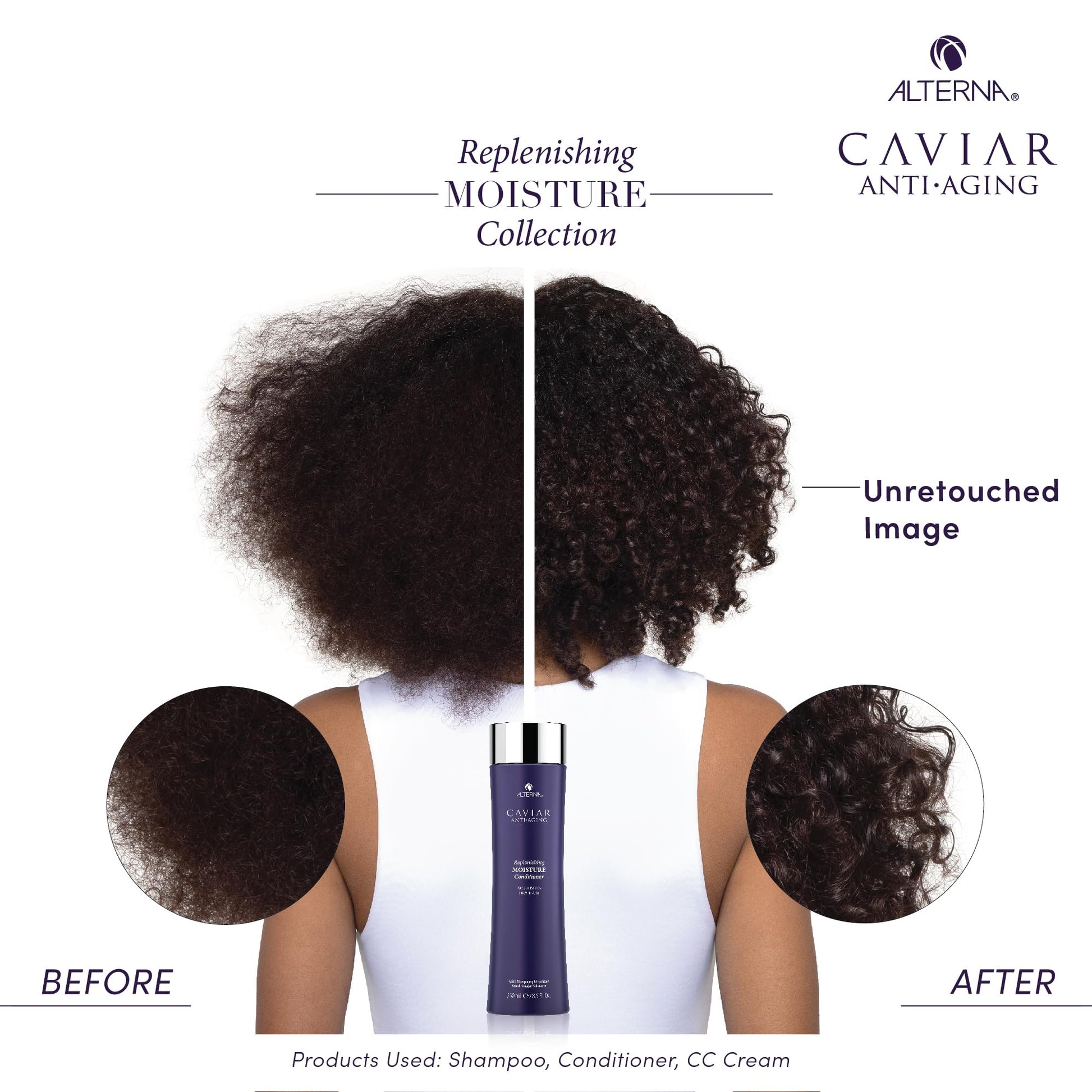 White Smoke Alterna Caviar Anti-Aging Replenishing Moisture Conditioner, 8.5 Fl Oz (Pack of 1