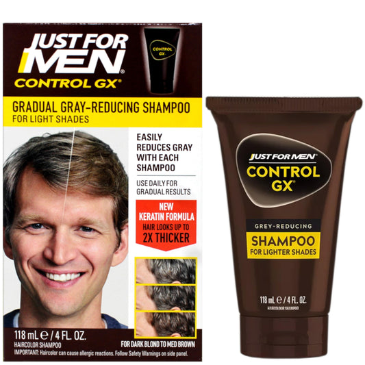 White Smoke Just for Men Control GX Grey Reducing Shampoo Blonde & Medium Brown