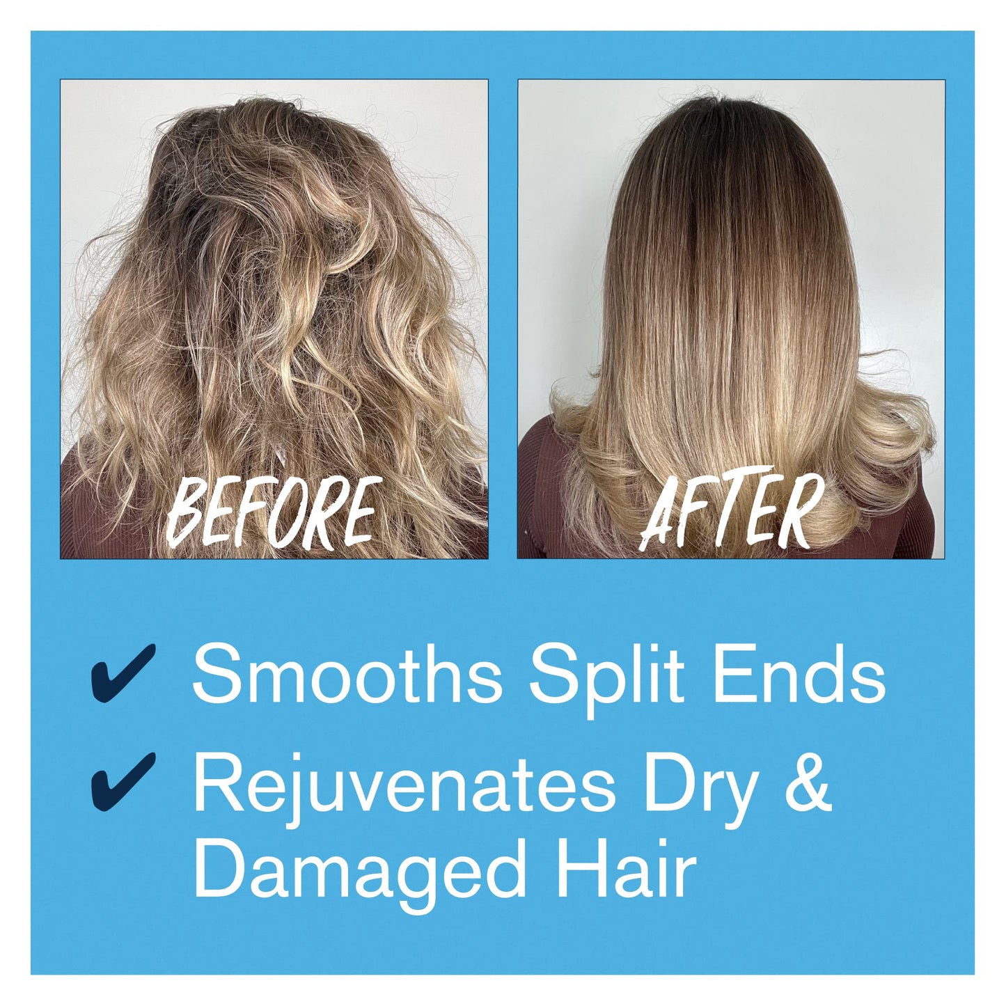 Cornflower Blue Boldplex 7 Hair Oil for Dry & Damaged Hair - Adds Shine, Strengthens, Smooths Split Ends & Frizz, Moisturizes & Nourishes. Weightless Hair Treatment Oil For Curly, Frizzy & Coarse Hair - 3.38 FlOz