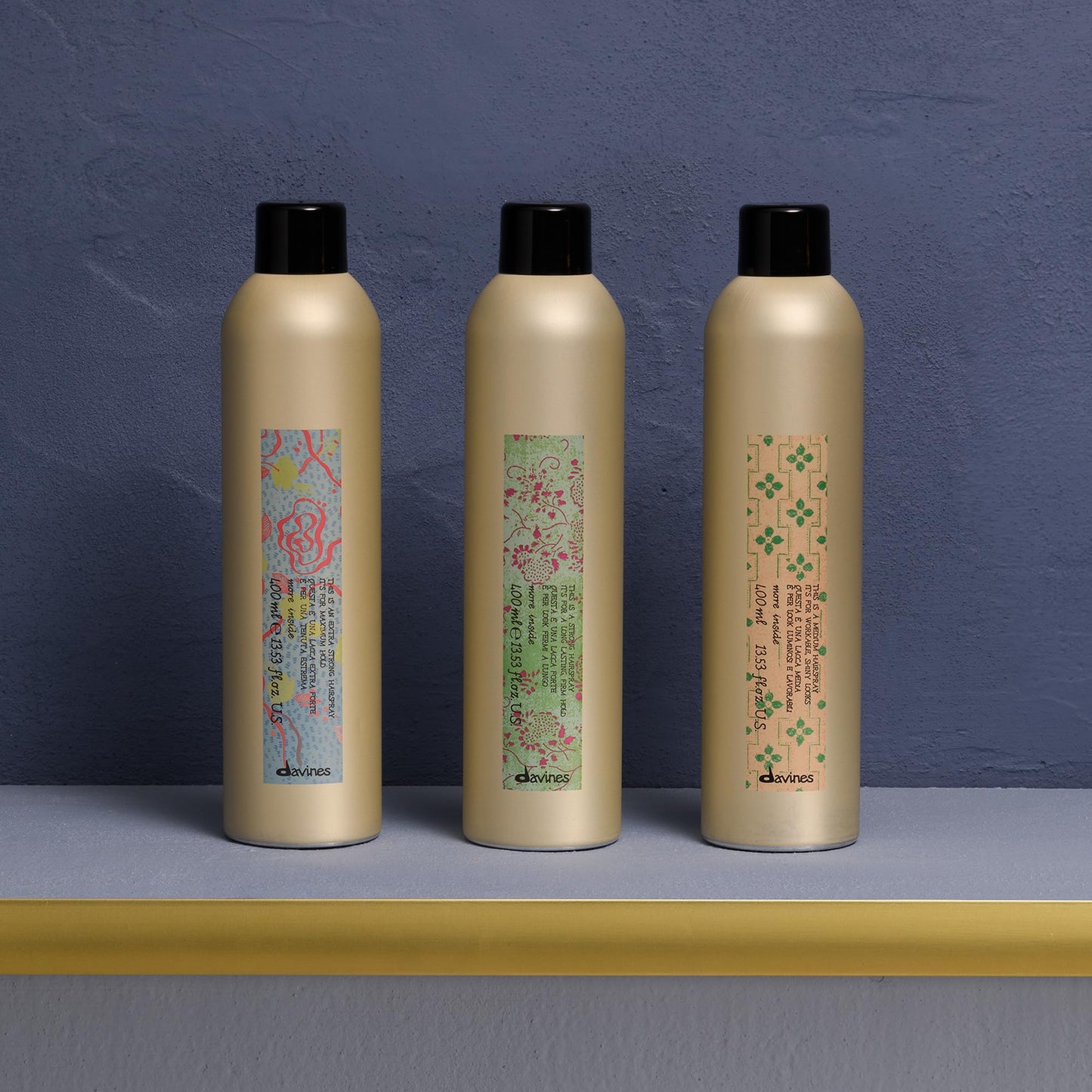 Dark Slate Gray Davines This Is A Medium Hairspray, Easy To Brush Out, No Residue, Medium Hold Hairspray For All Hair Types, 12 Fl. Oz.